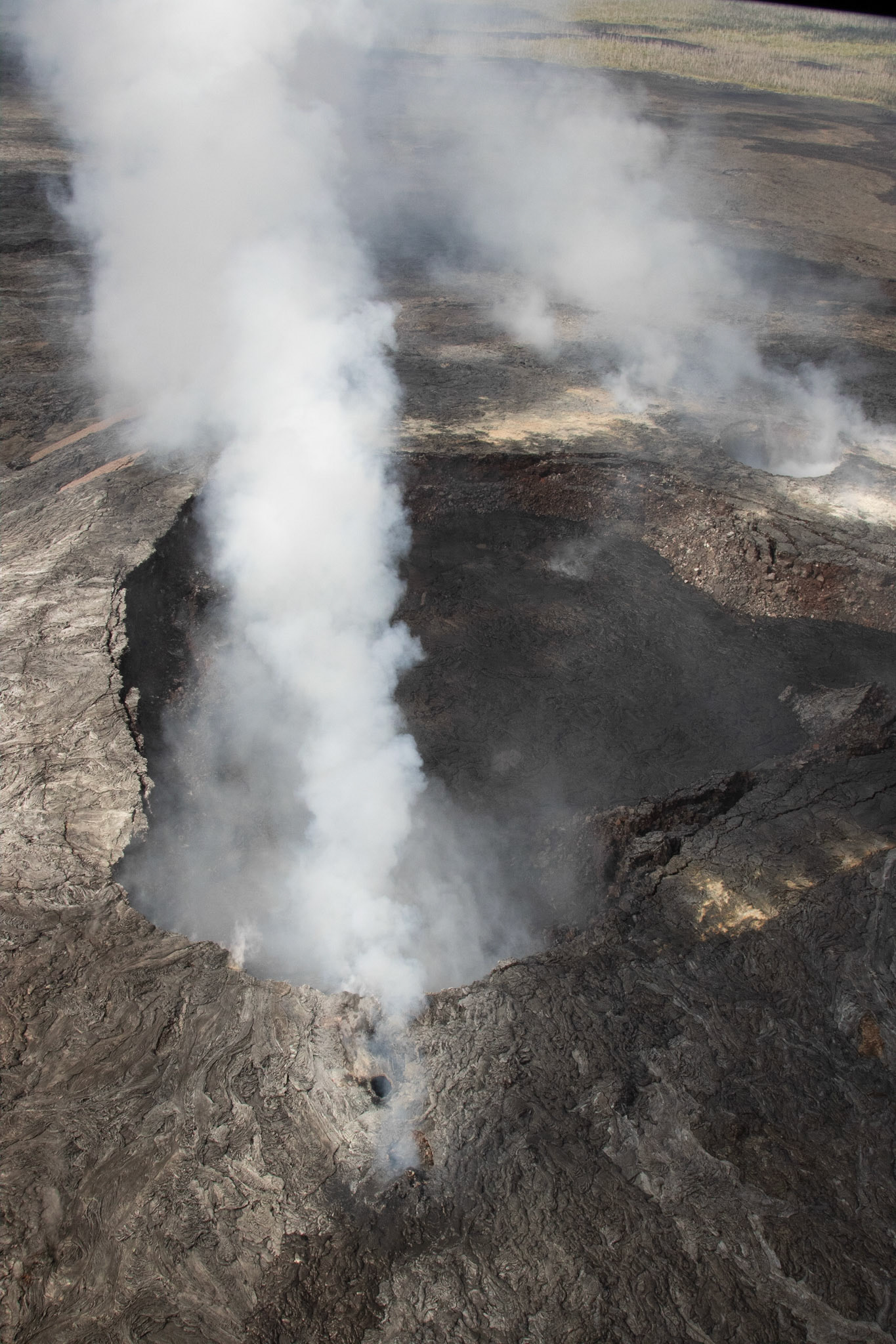 caldera vue du ciel from the sky