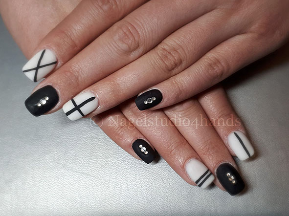 matte topgel en handpainting