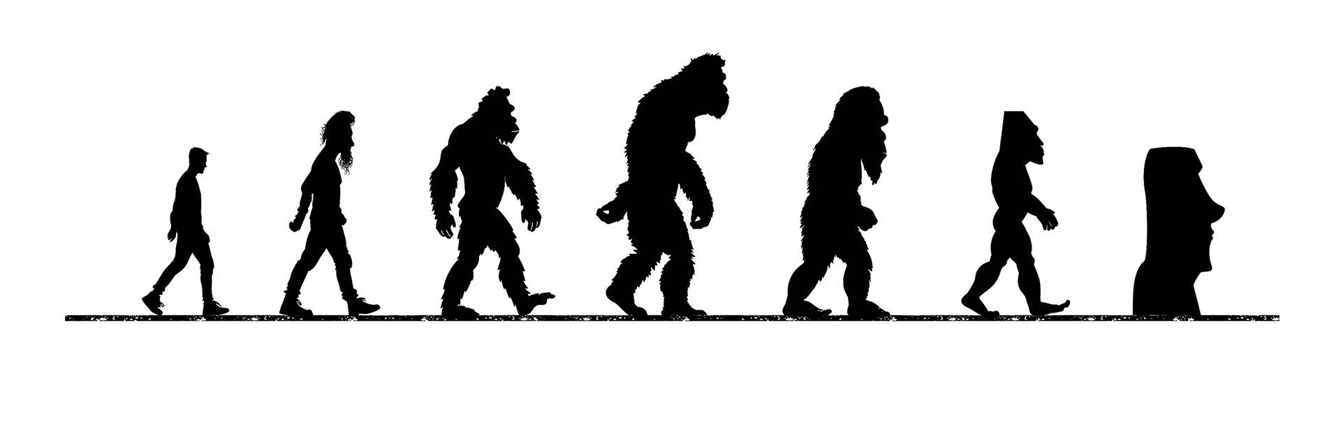 Bumper Sticker: Silhouettes created in Midjourney (v6) - Assembled and details added in Photoshop