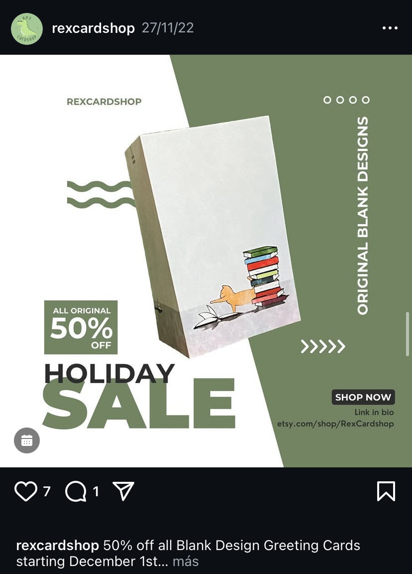 Rex Cardshop Instagram Square Post 2022
