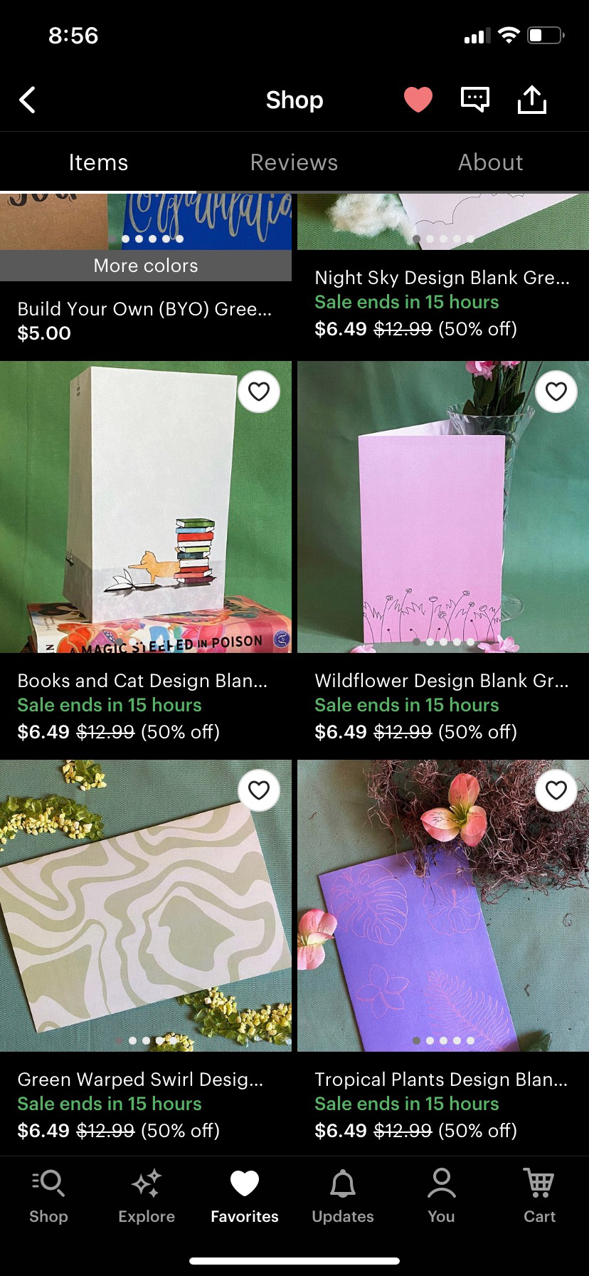 Etsy Shop Holiday Sale