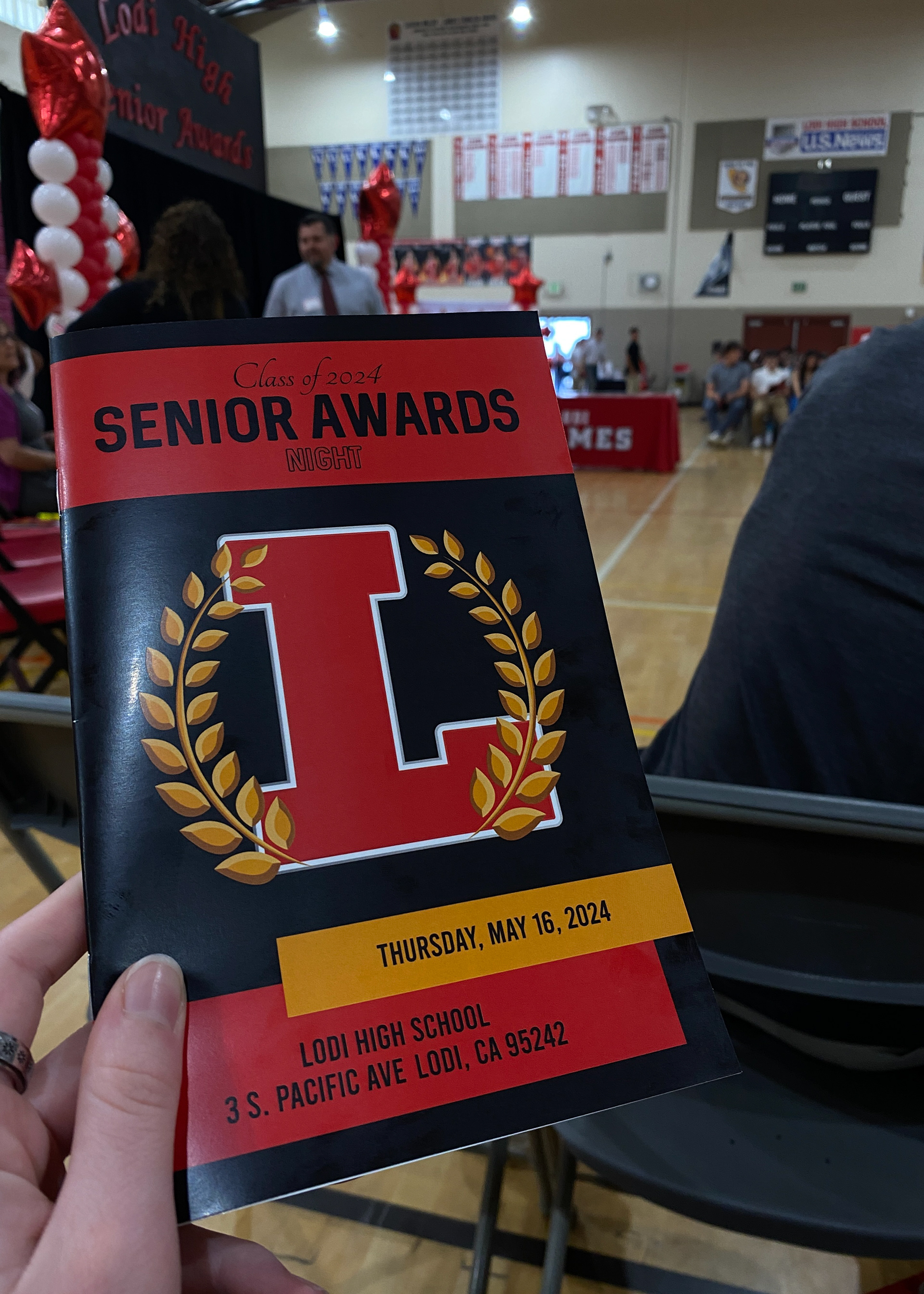 Front Cover in Print  at Event