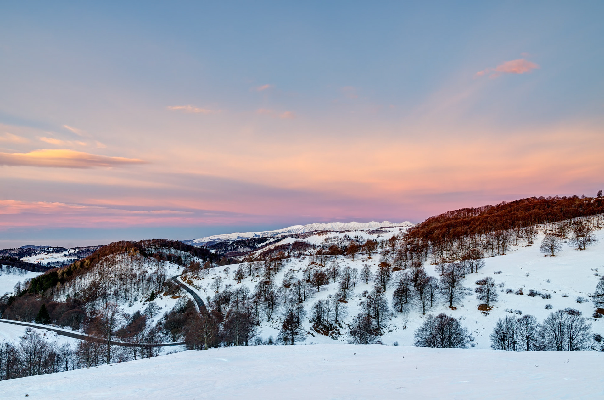 Lessinia all'alba