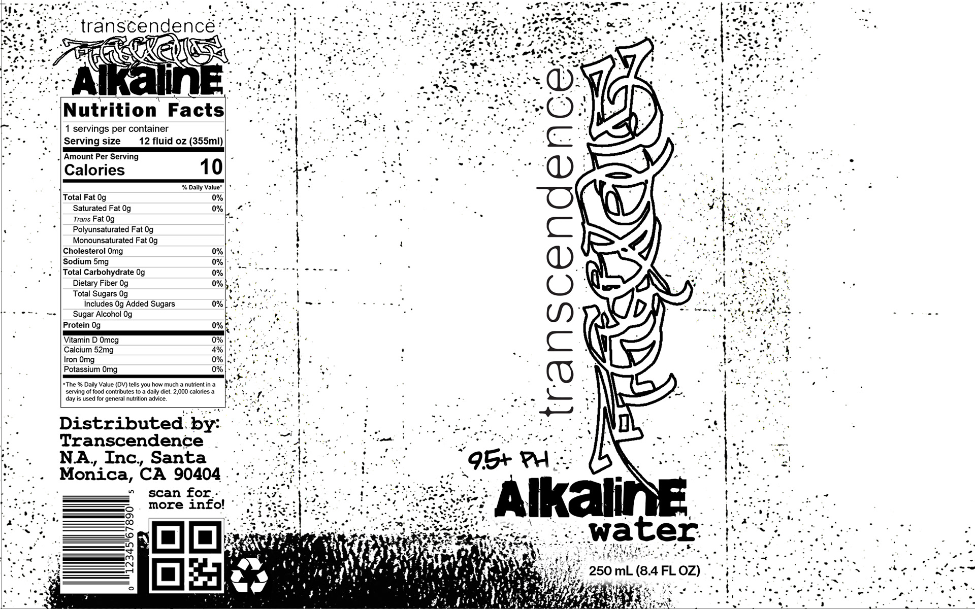 Can of Transcendence Alkaline Water