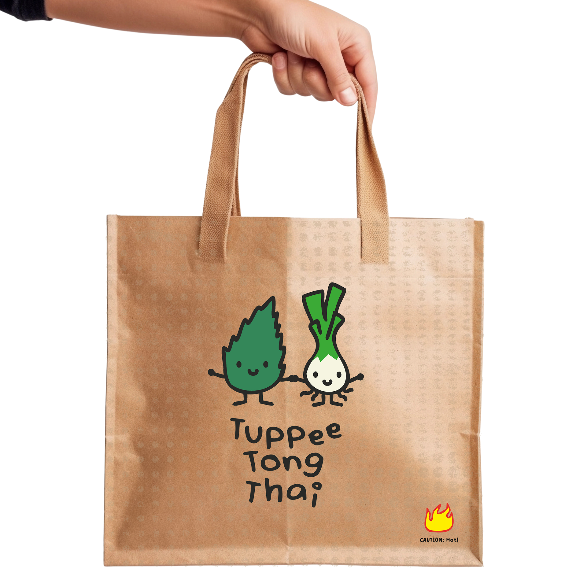 Custom To go bags could be used to differentiate special diets...