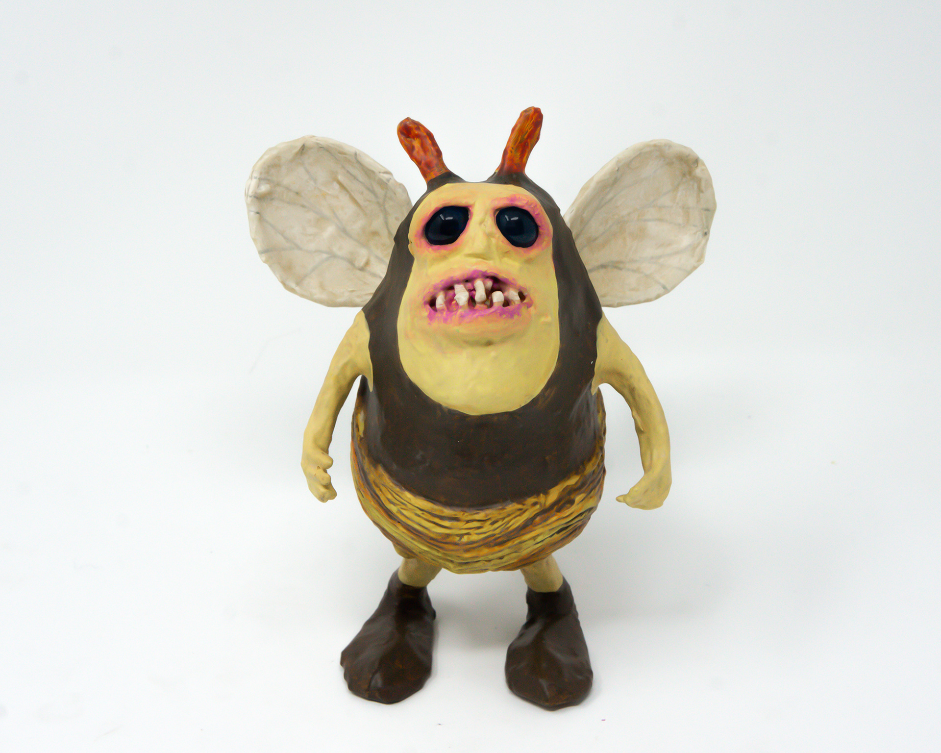 Barnubus Bumble freestanding bee sculpture 7 inches tall