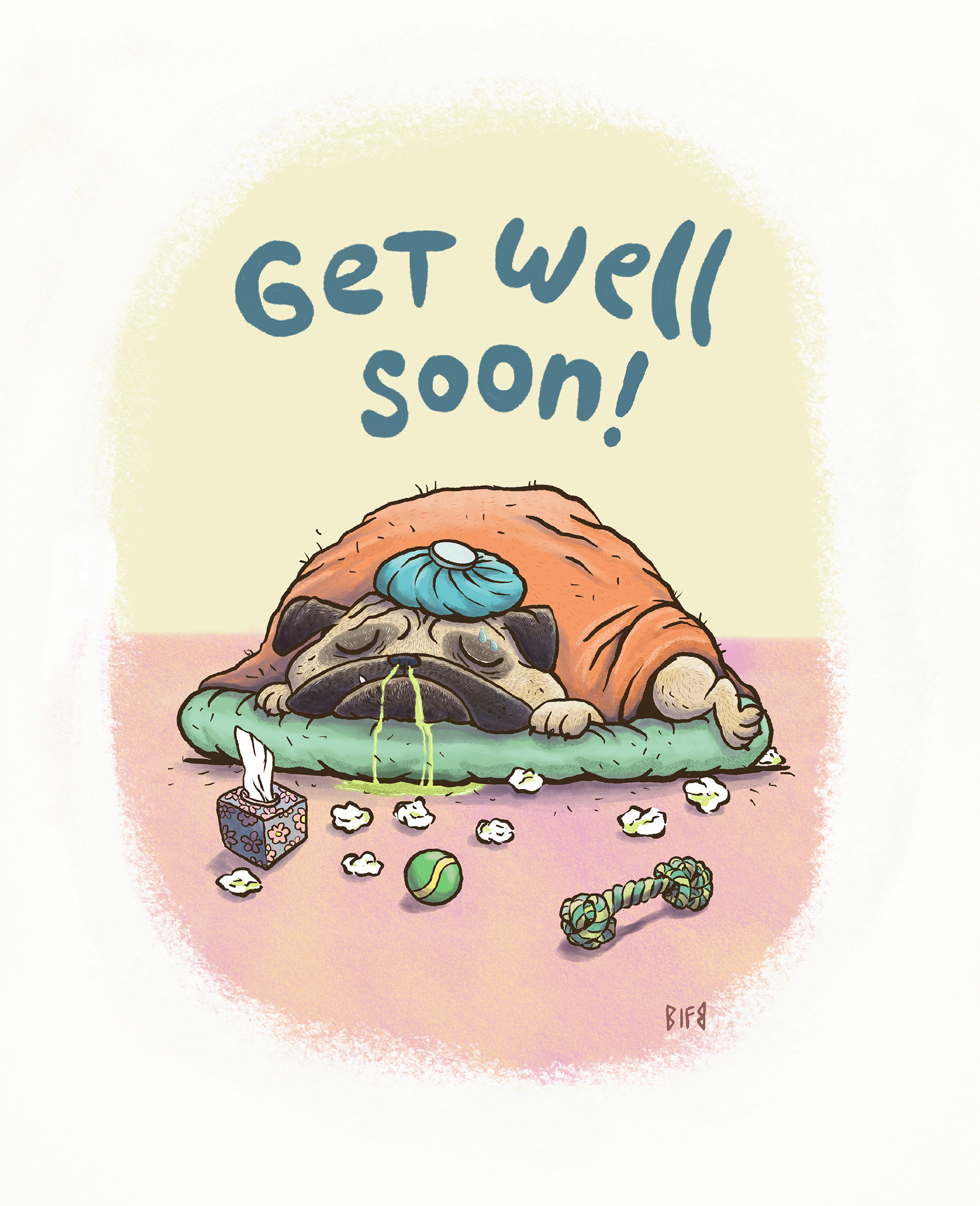 Get Well Greeting Card
