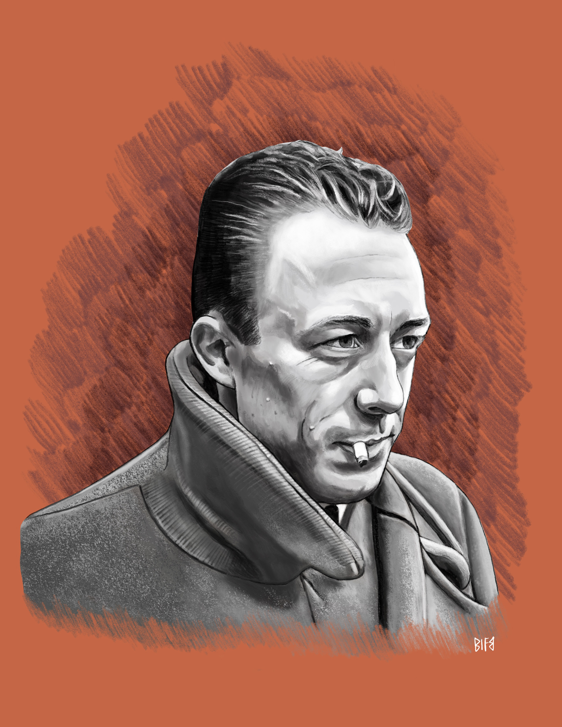 Albert Camus Portrait
