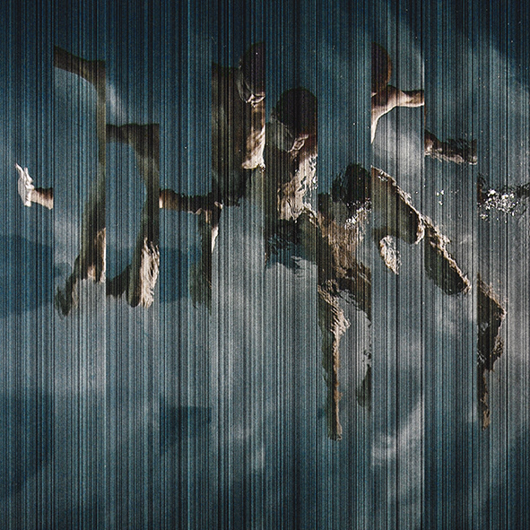 Icare - Flight, Fight, Freeze, Impression rigide Dibon Blanc 3 mm, 150 x 150 cm