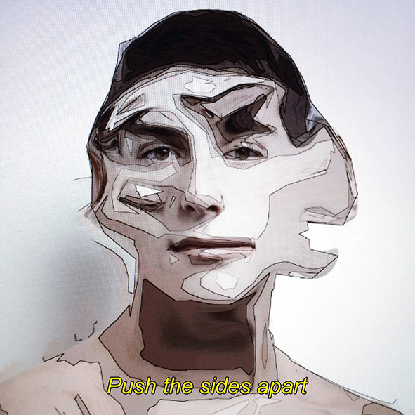 Push the sides apart
