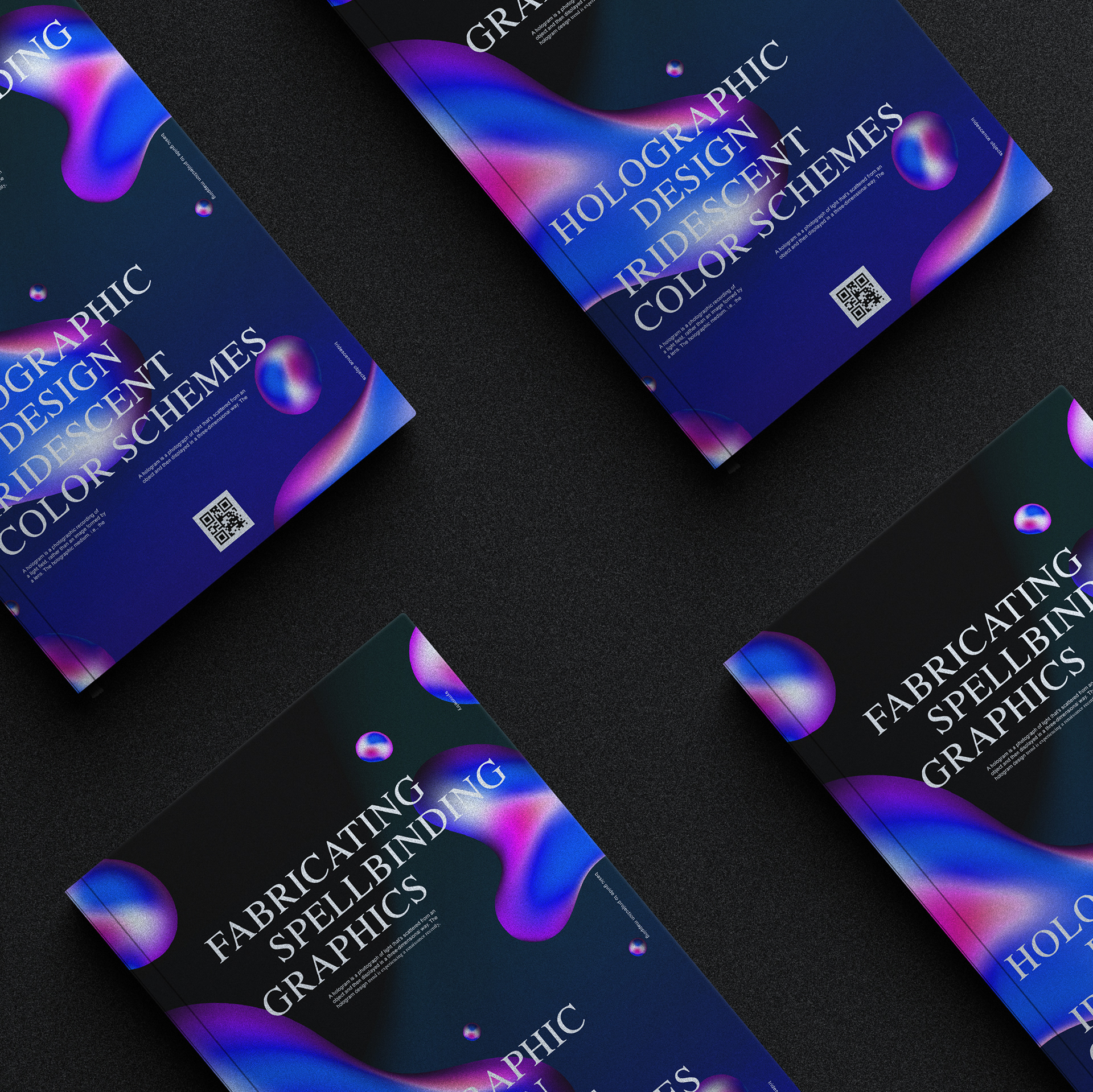 Iridescent Color Schemes Cover Design