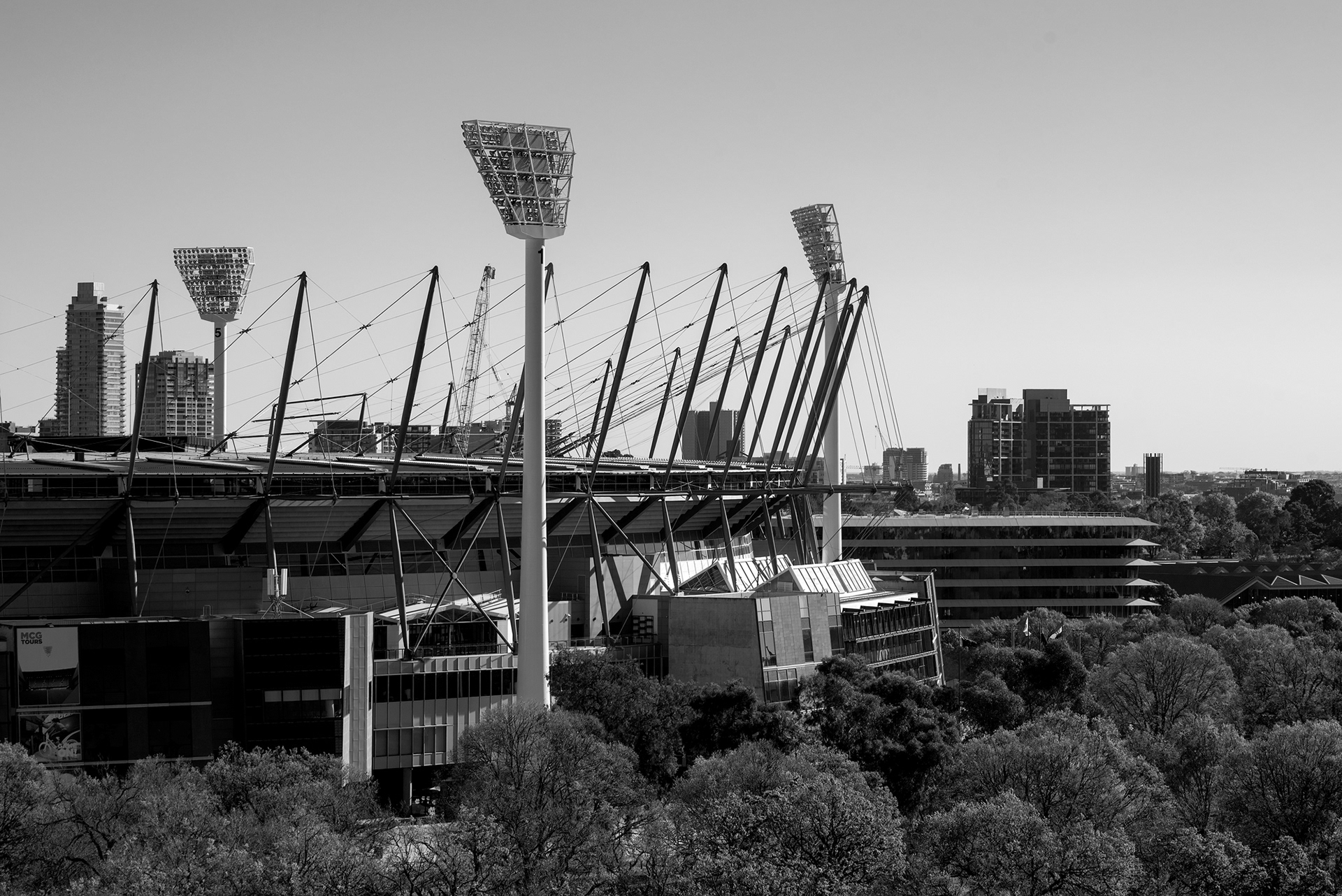 The western side of the Melbourne Cricket Ground