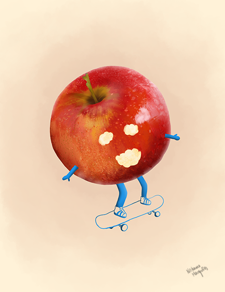 Skating Apple