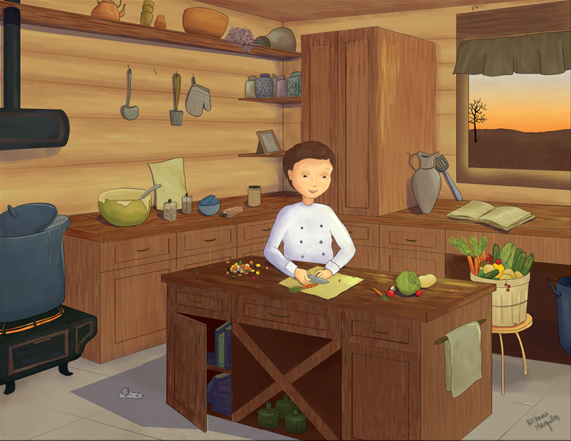 Kitchen Scene