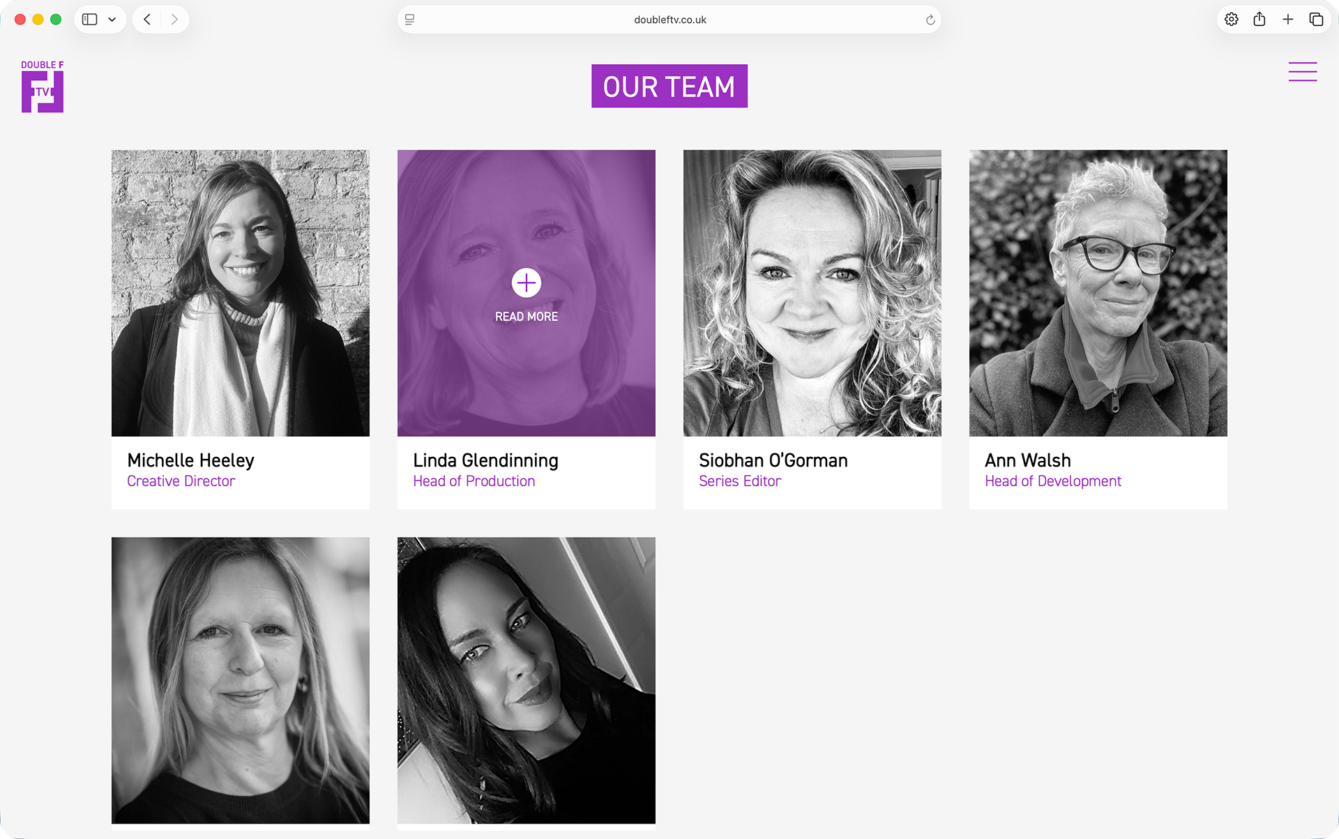 Our Team page