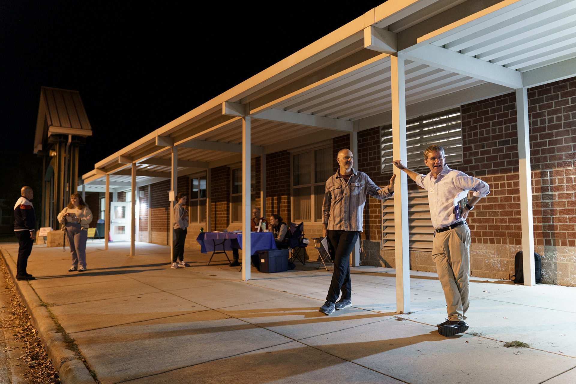 On election day, Adam stayed at the polling locations from 6:30 am to 7:30 pm with various friends and supporters. As the polls closed, he stood with a childhood friend, the one who initially convinced him to run for town council. “We all put 110% of ourselves into this campaign,” he says.