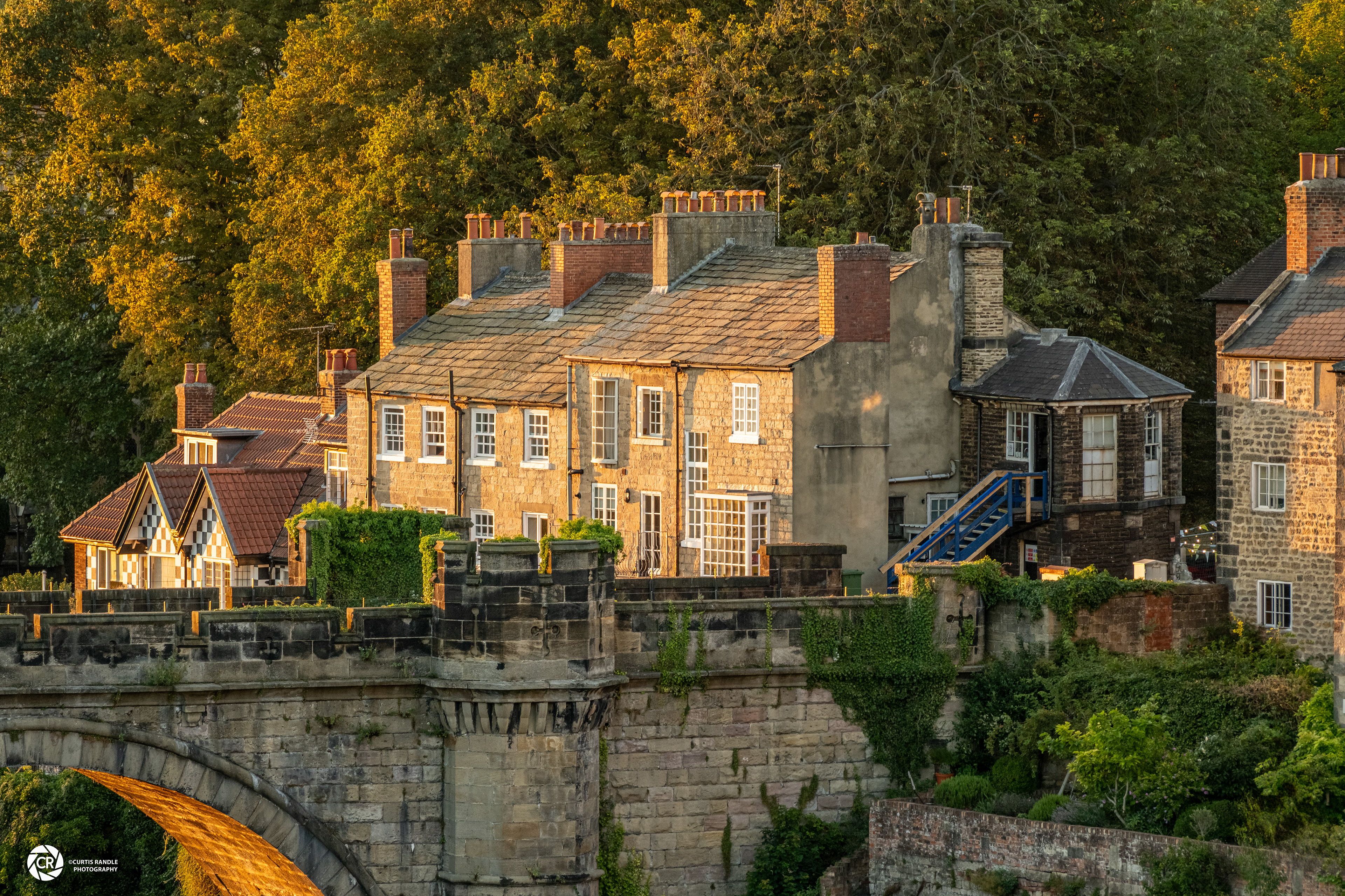 View of Houses from Knaresborough Castle