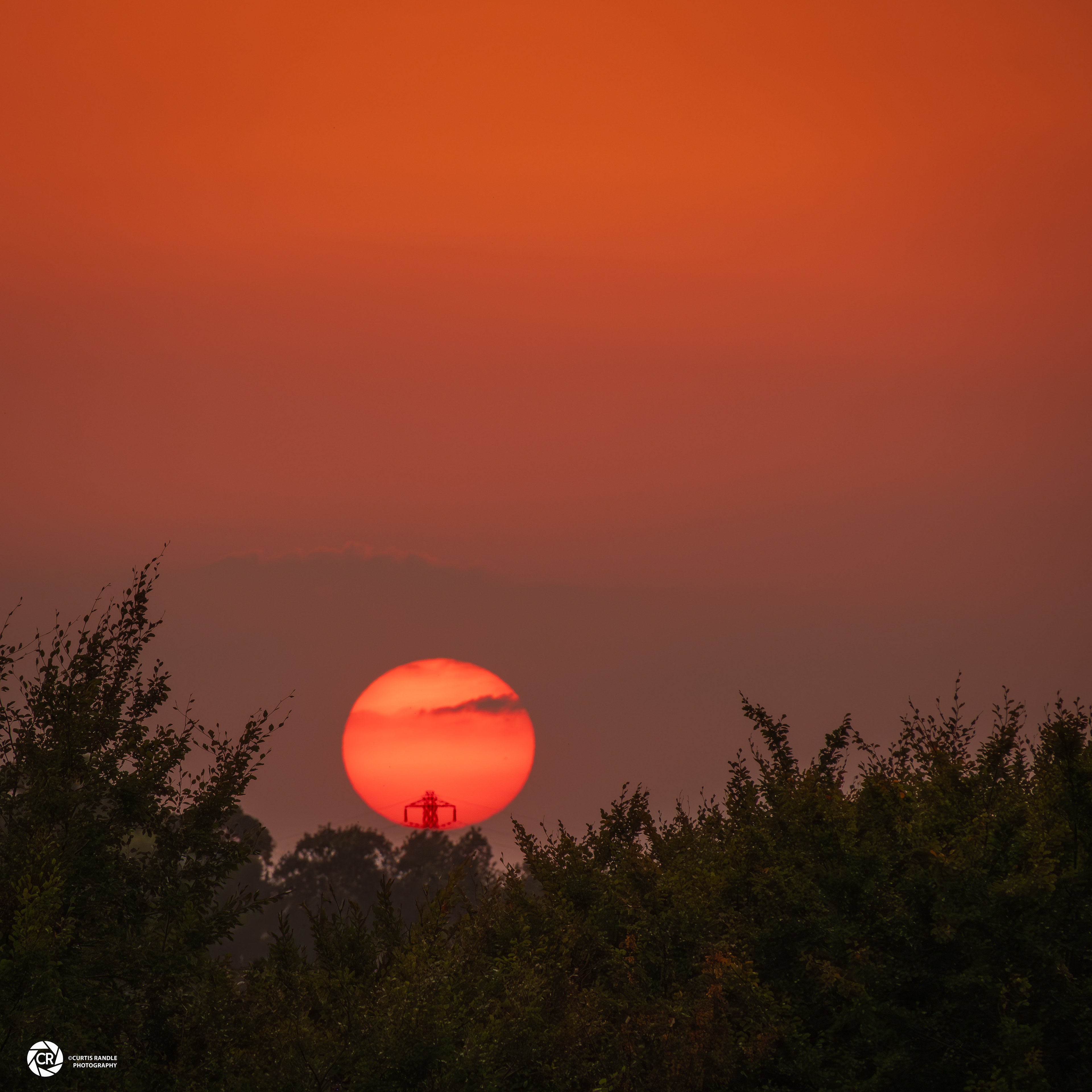 Sunset, from Castle Grounds
