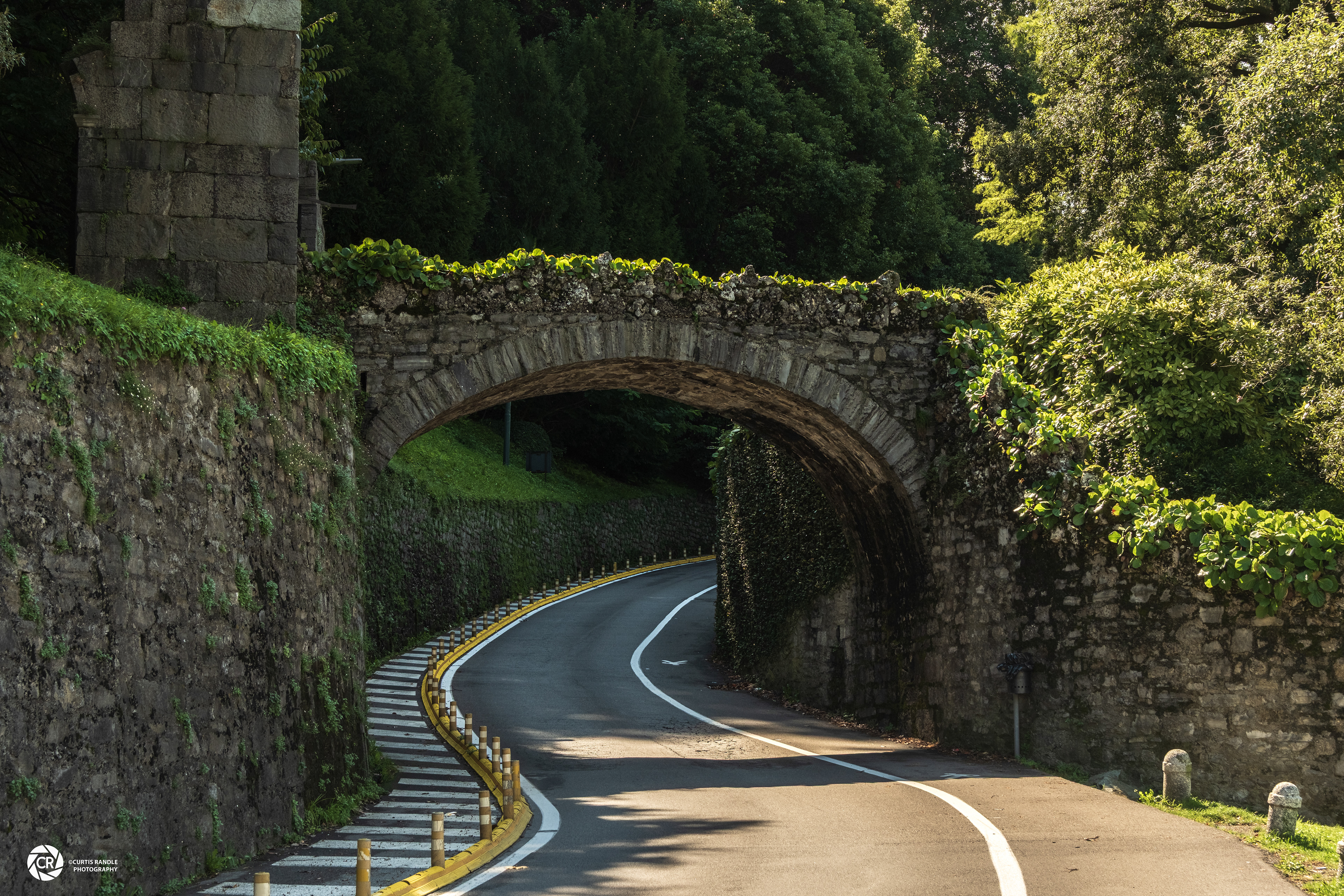 Road Near Villa Melzi Gardens in Bellagio