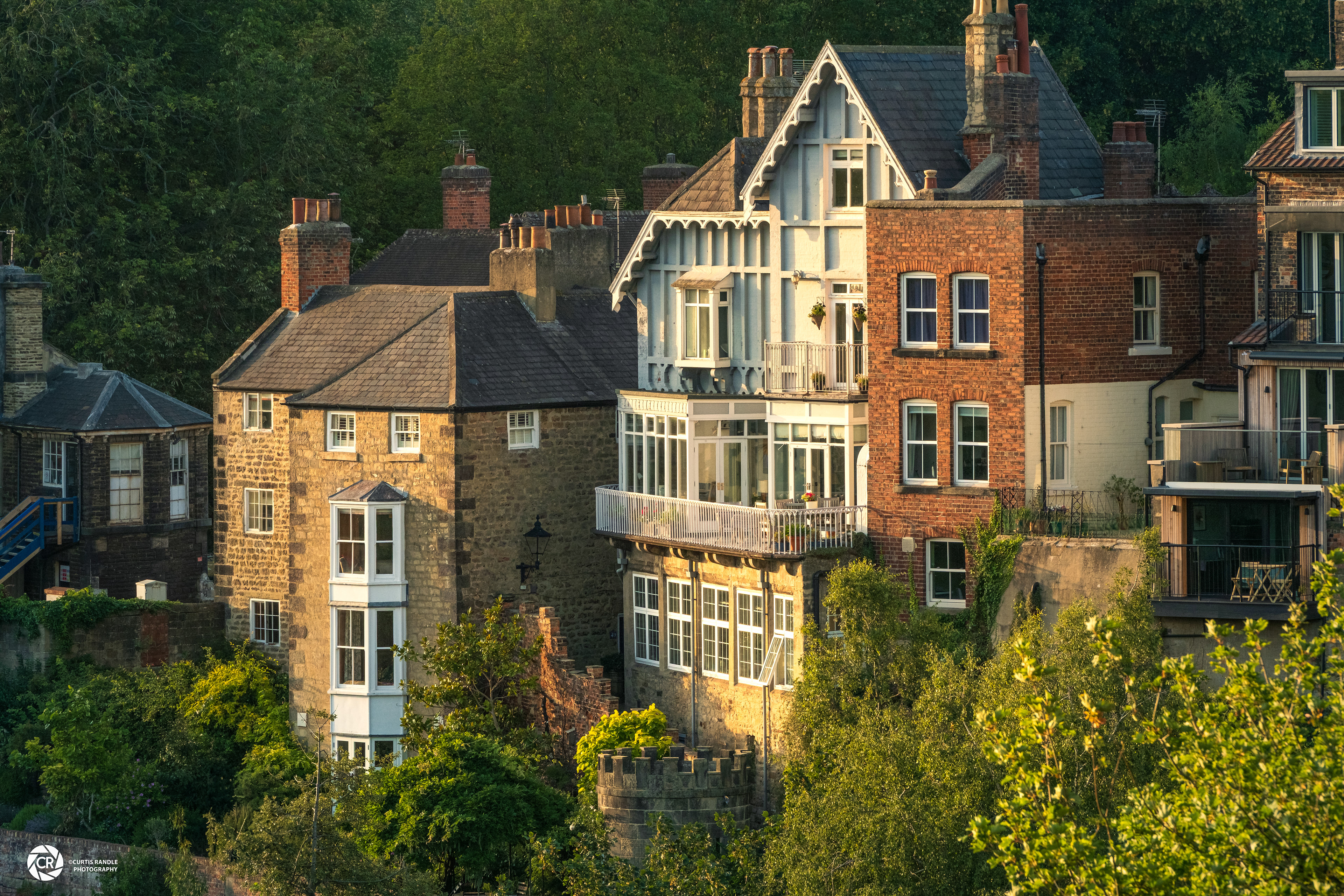 View of Houses from Knaresborough Castle
