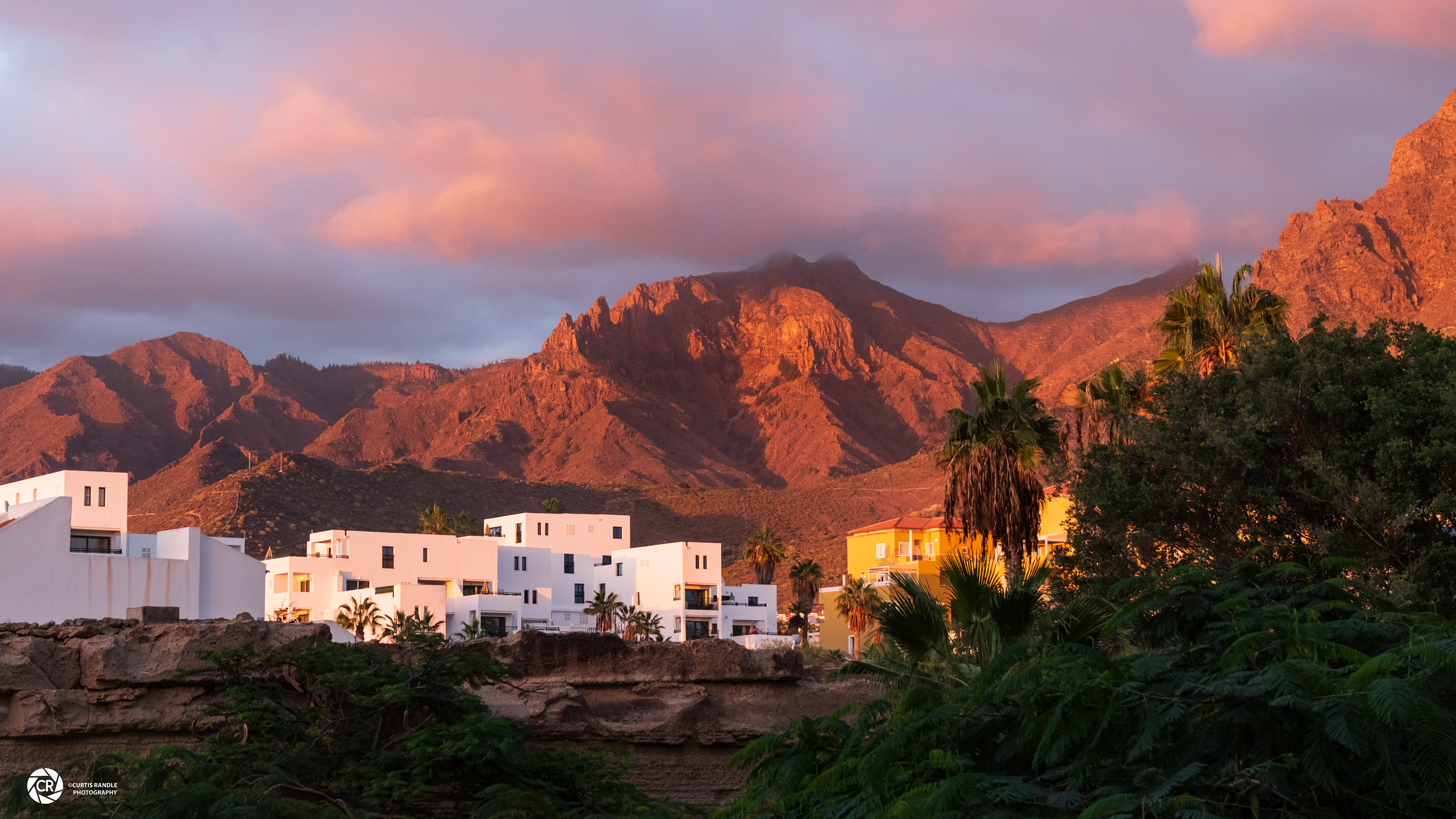 Evening View of Mountains, Costa Adeje, Tenerife