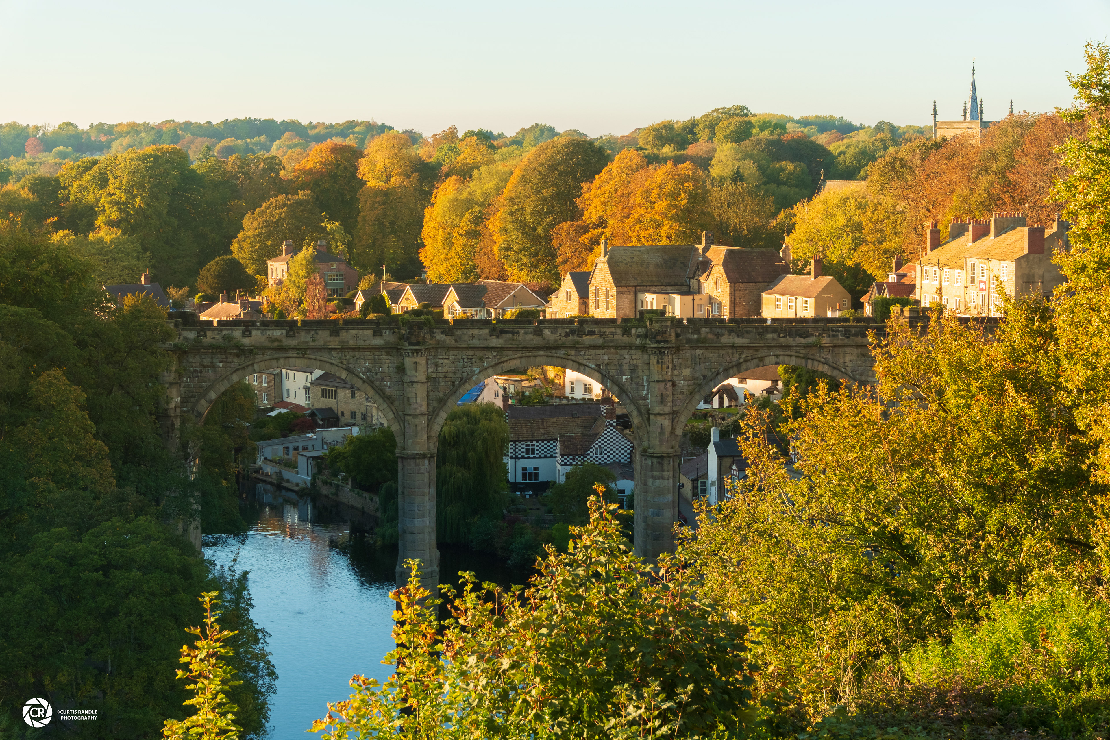 Knaresborough Viaduct on an Autumnal Evening