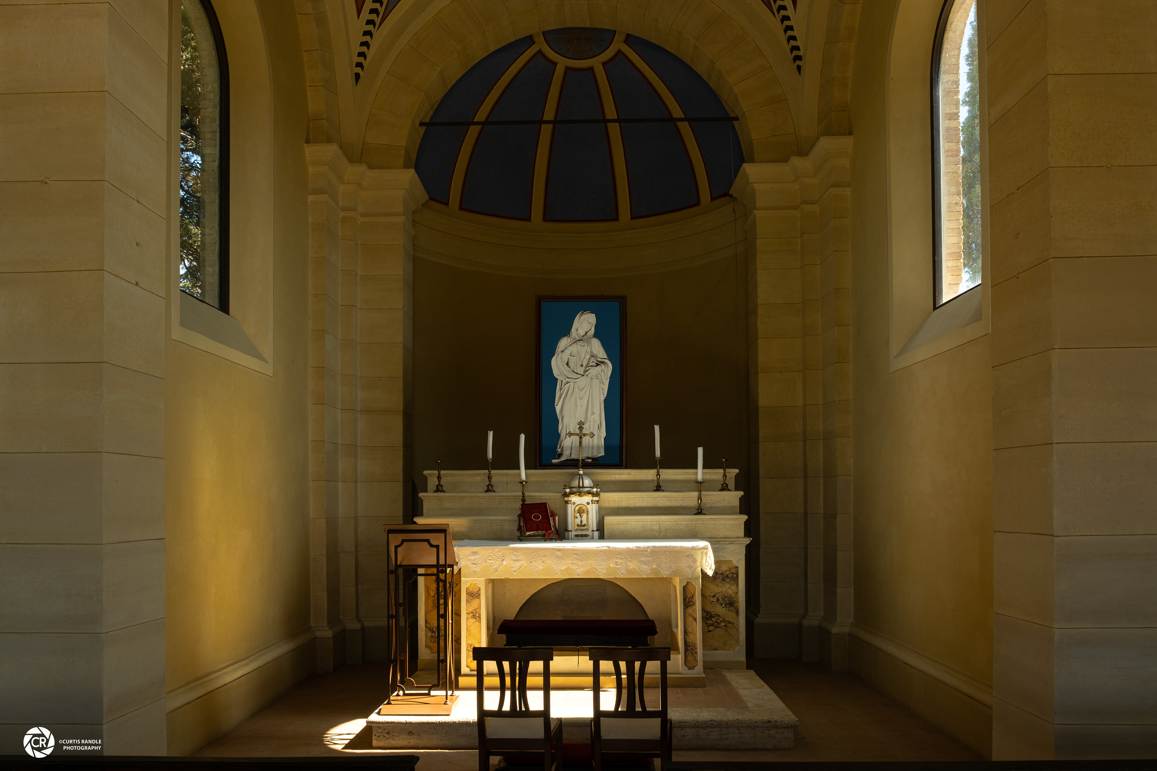 Chapel of the Madonna di Vitaleta, Tuscany