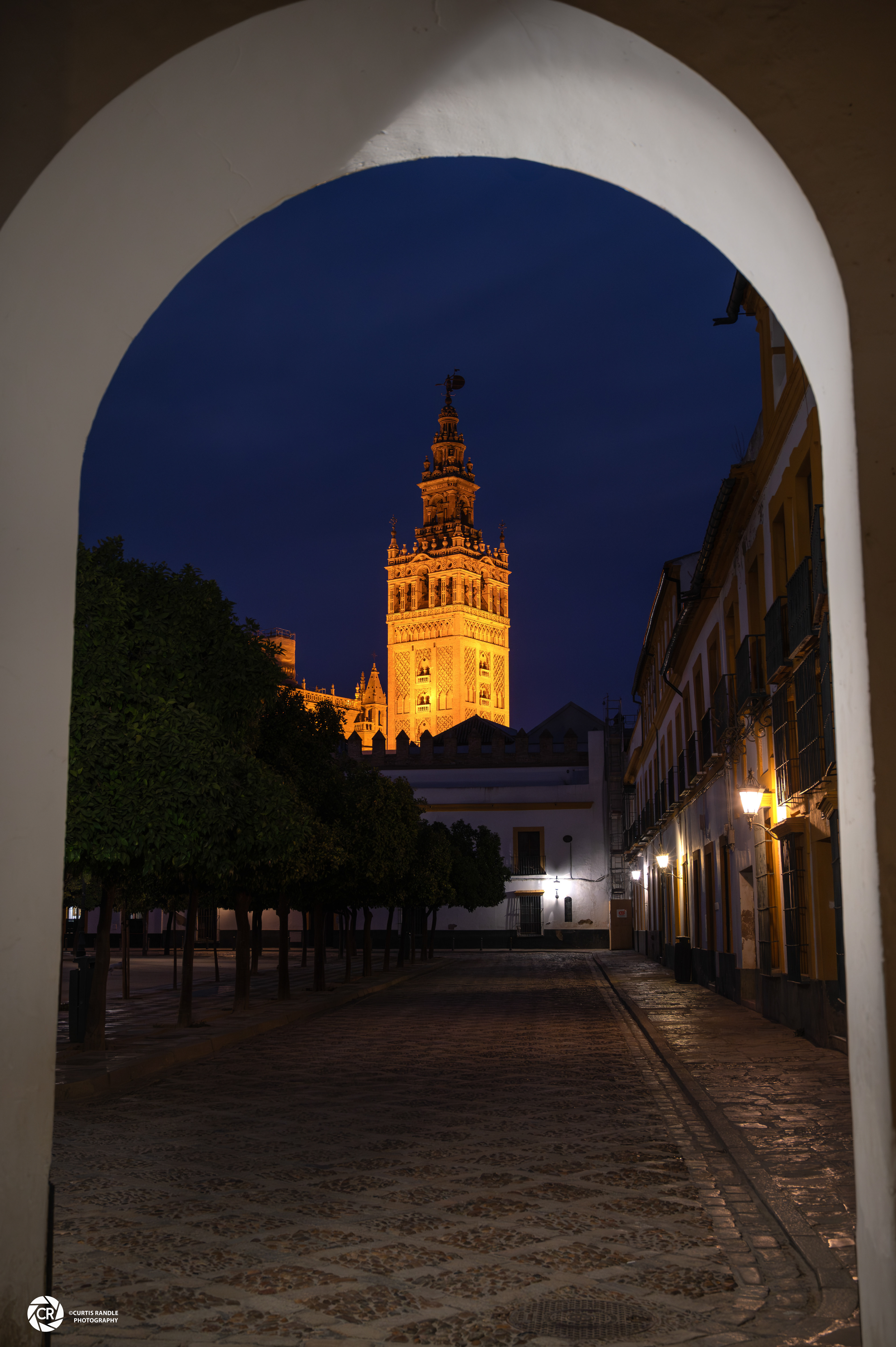 Seville Cathedral Through Archway
