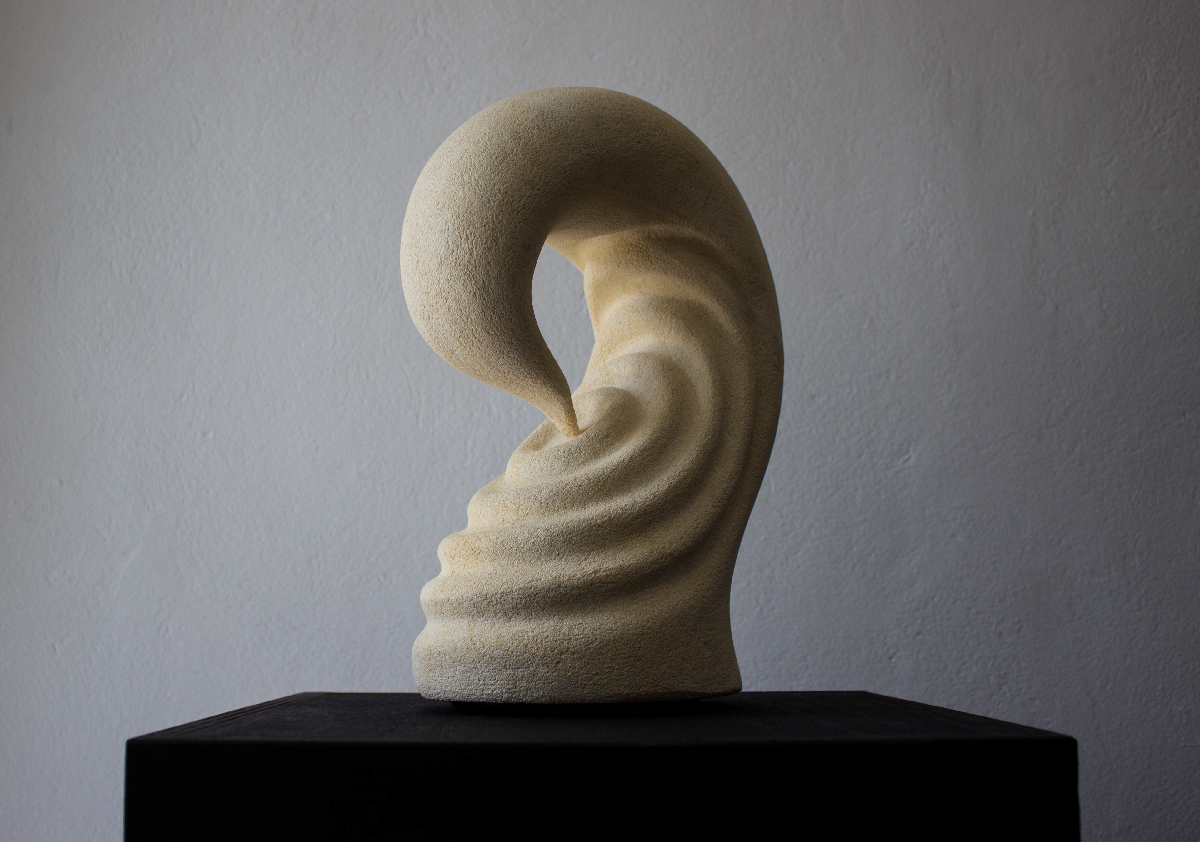 Sounds of a Safe Harbour, 2025, Limestone, 330 x 200 x 150mm