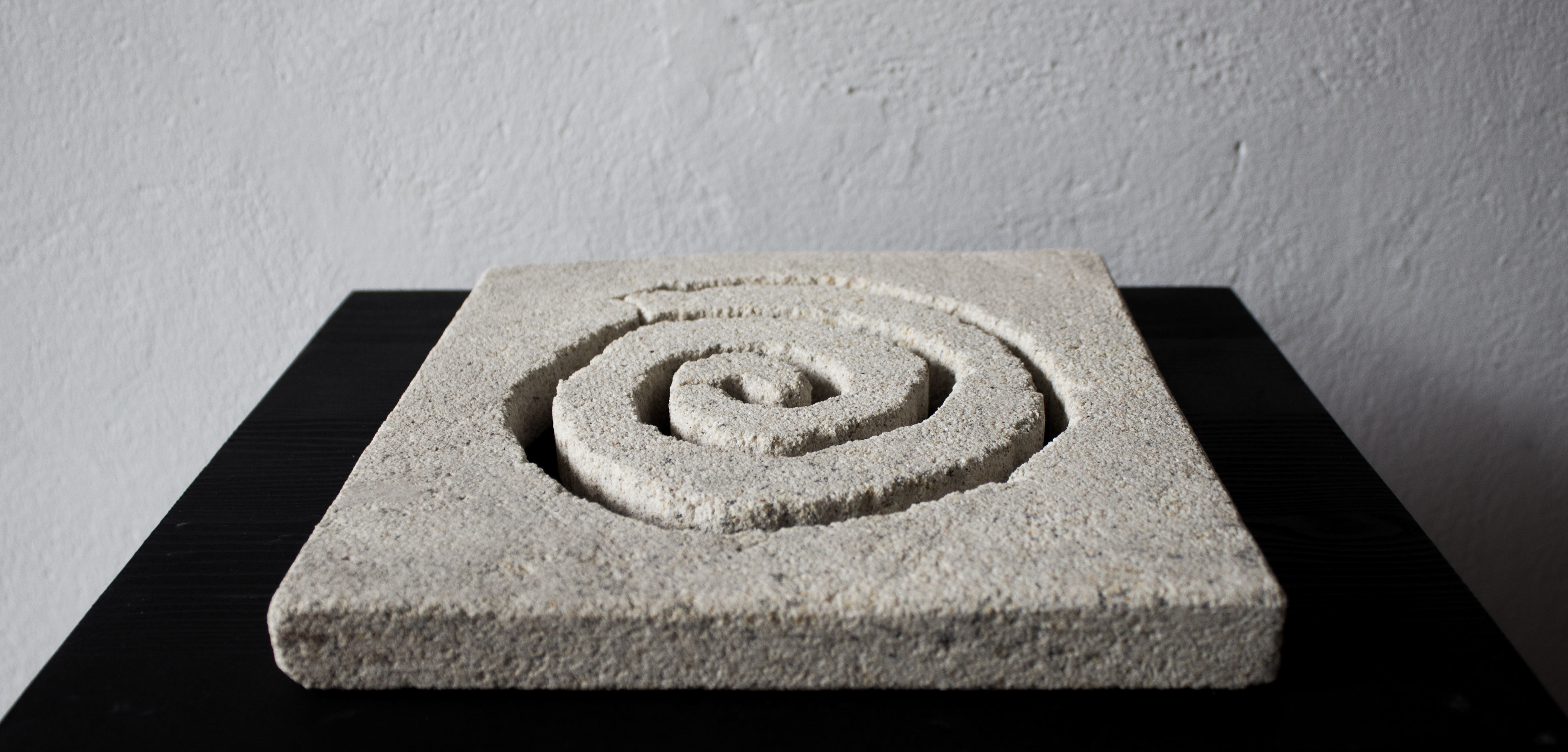Pattern study I, 2026, Limestone, 200 x 250 x 20mm