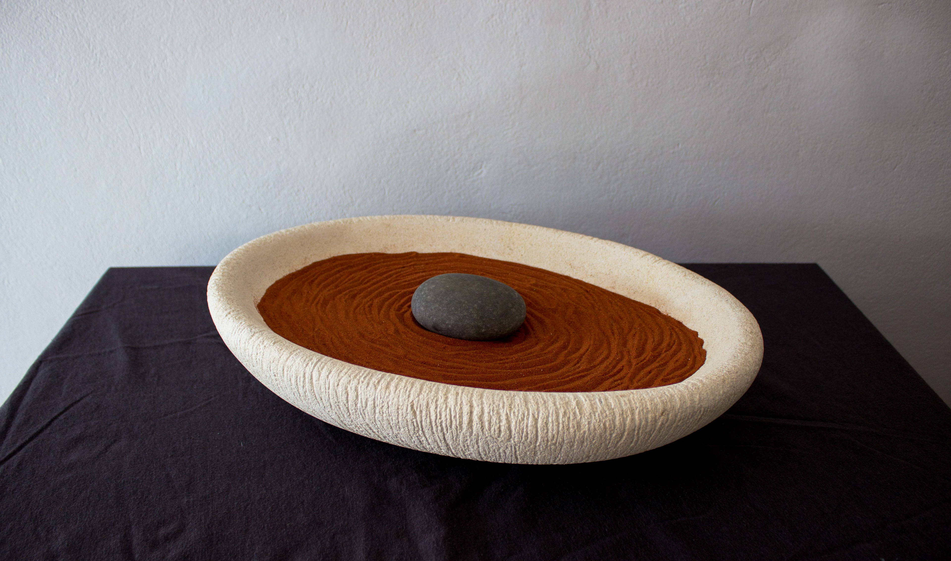 Sandpit invites the audience to play with the sand  