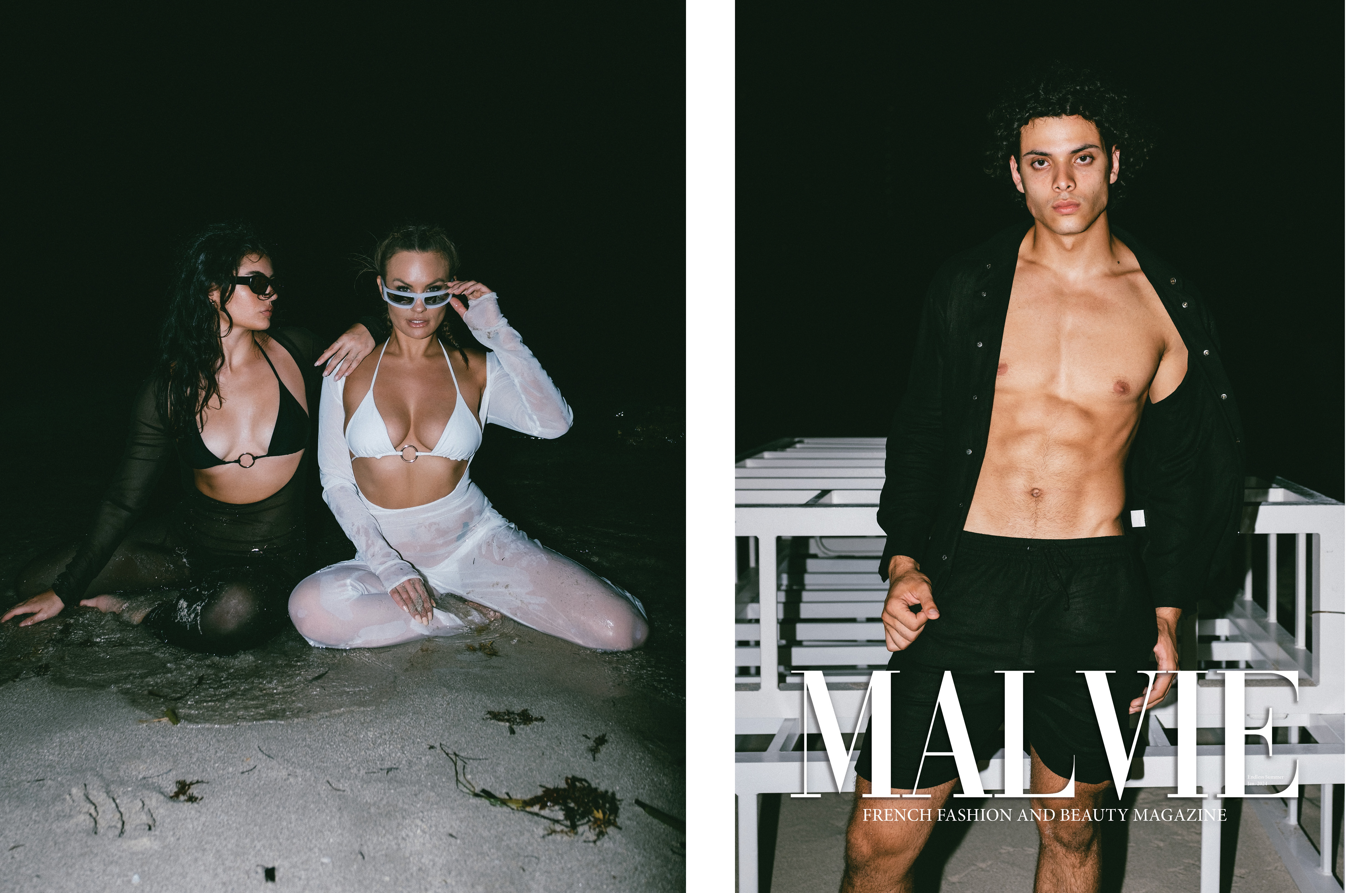 Jemma Antonios, Amanda Hinchcliffe & Abdur Mnasri for Malvie Magazine