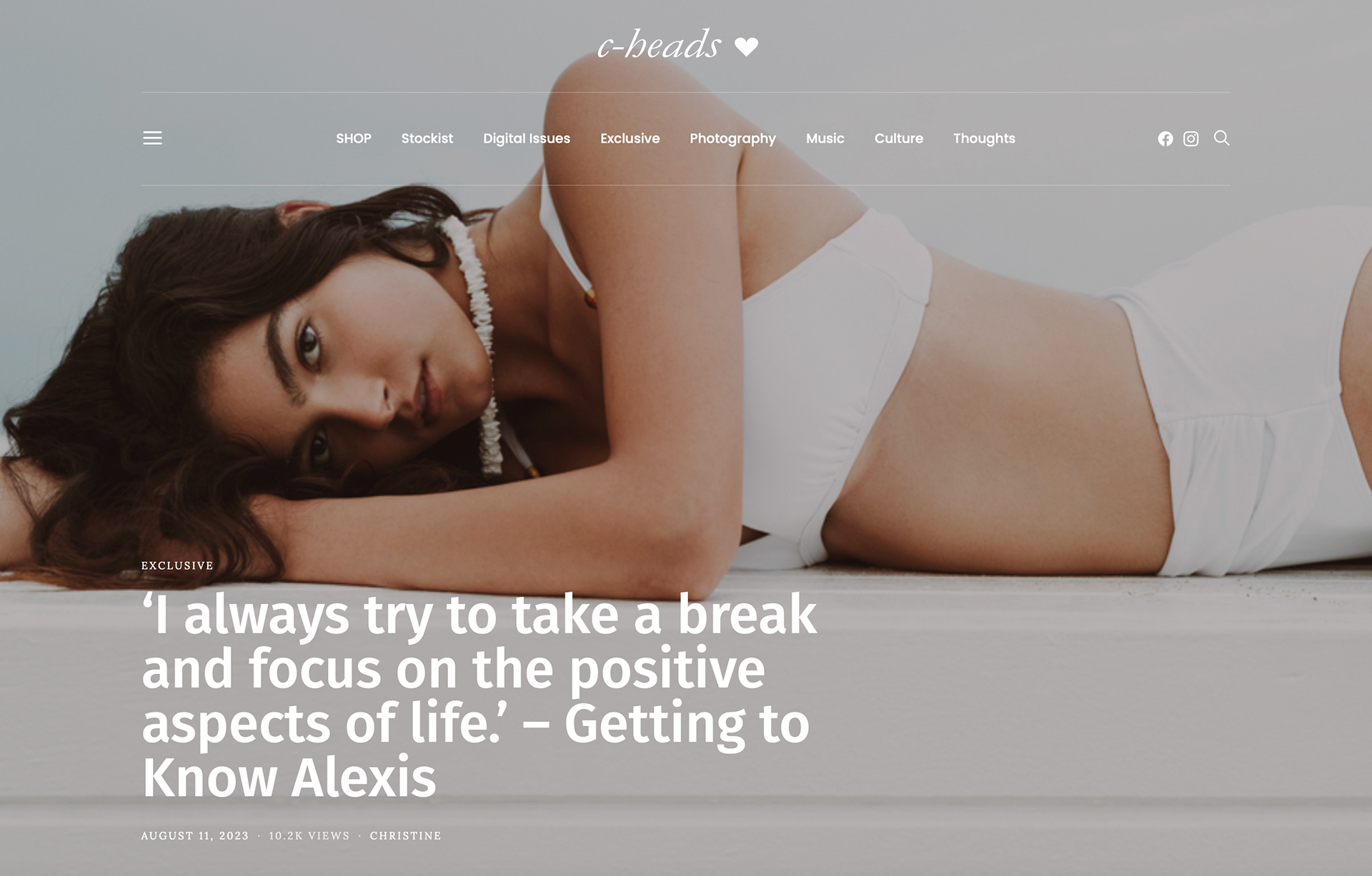 Alexis Santiago for C-Heads