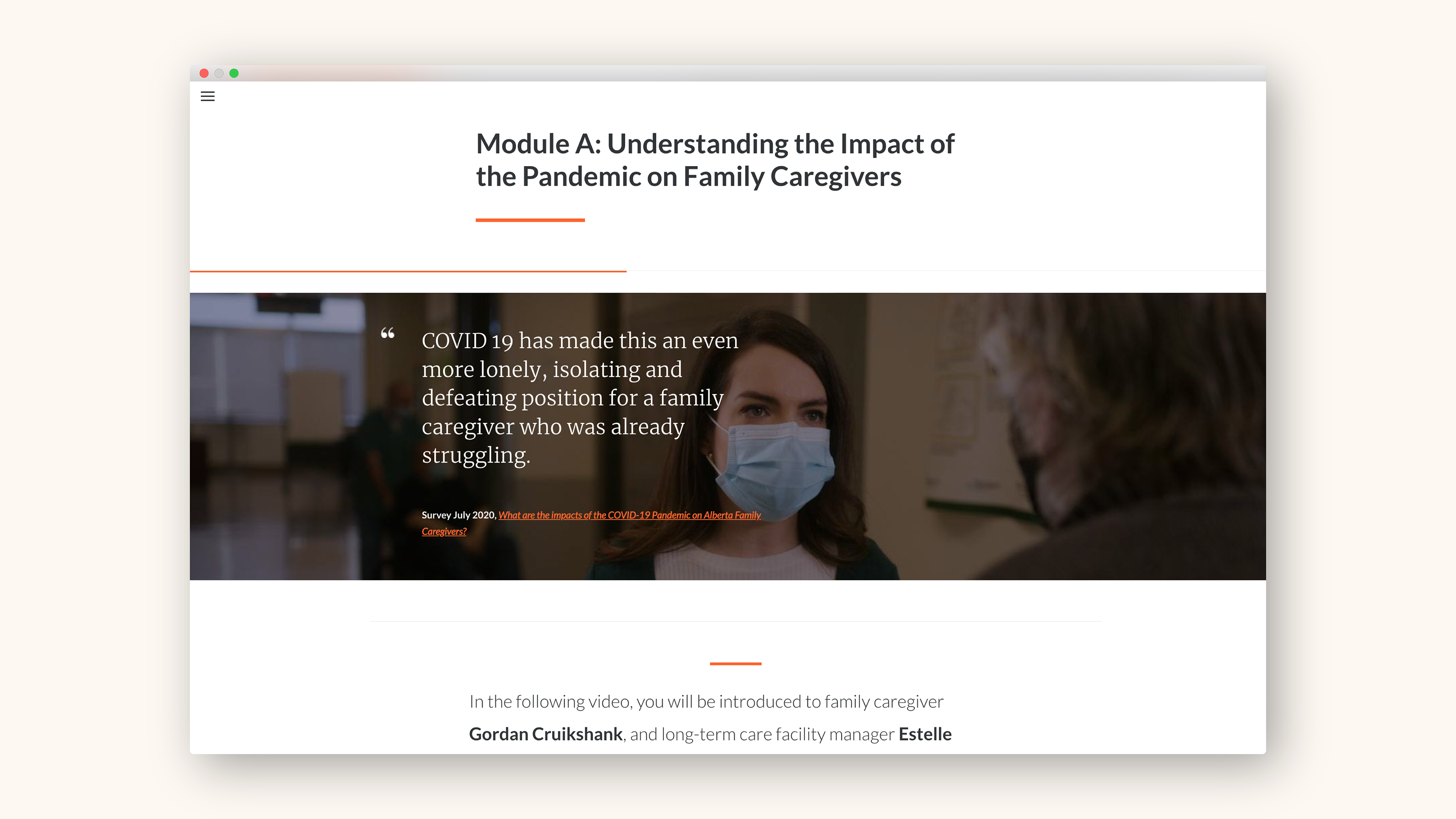 The Pandemic module, delivered via Rise360.