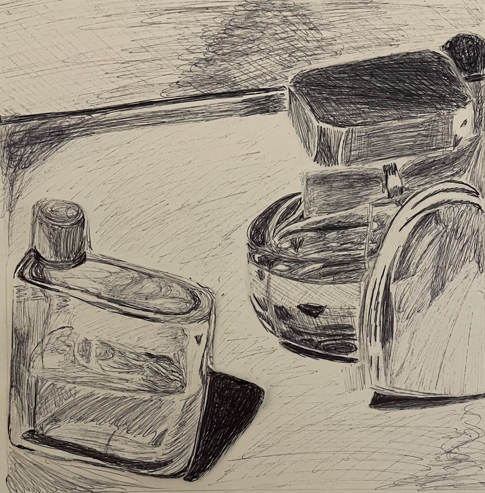 Ink perfumes & chrome reflections