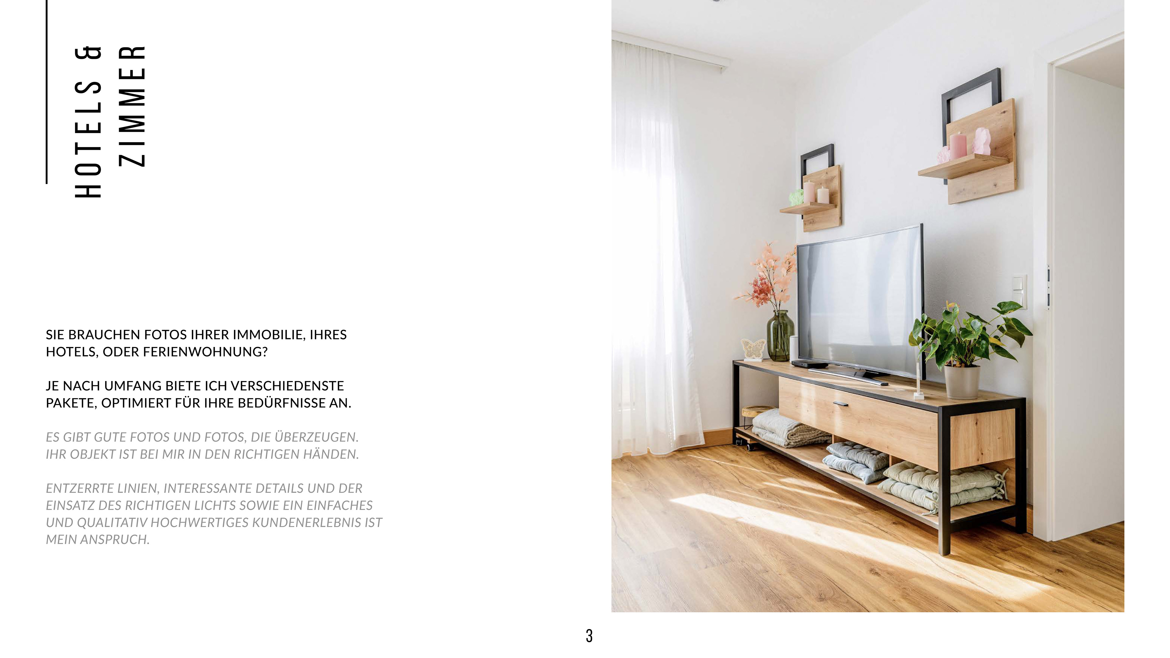 Appartement Fotografie, Hotellerie und Tourismusbetriebe Fotografie, Werbefotos,