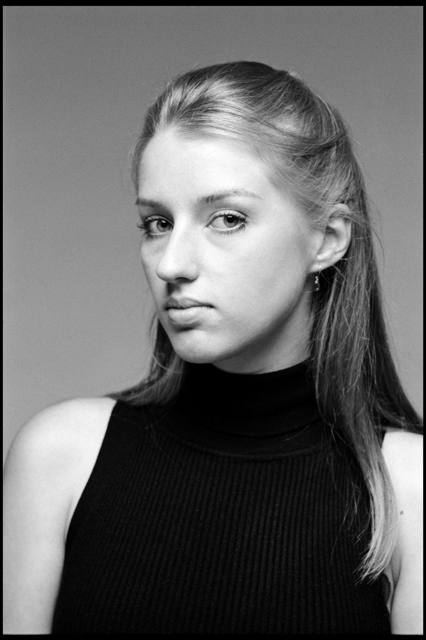 Delta 100 Pro Analog Black and White Portrait