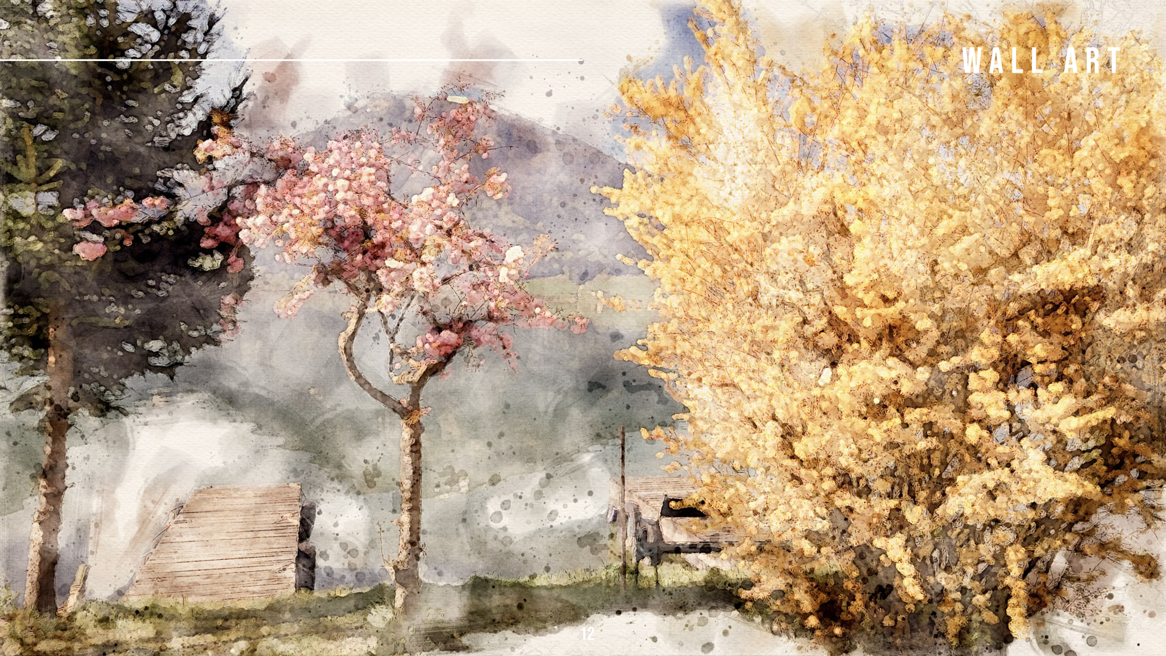 Ihr Lieblings Landschaftsfoto als digitales Ölgemälde oder Aquarell. Alles ist möglich.