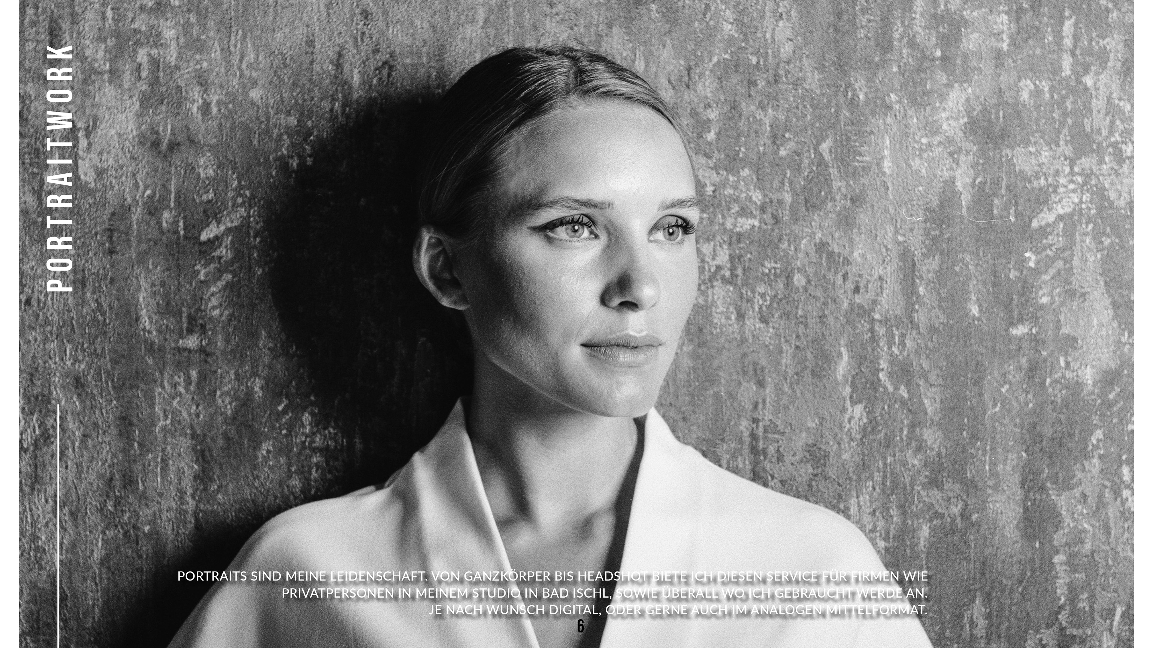 Analoge Schwarz Weiss Portraits, Businessportraits, Modeshootings, im Raum Bad Ischl, Salzkammergut Portrait Fotografie