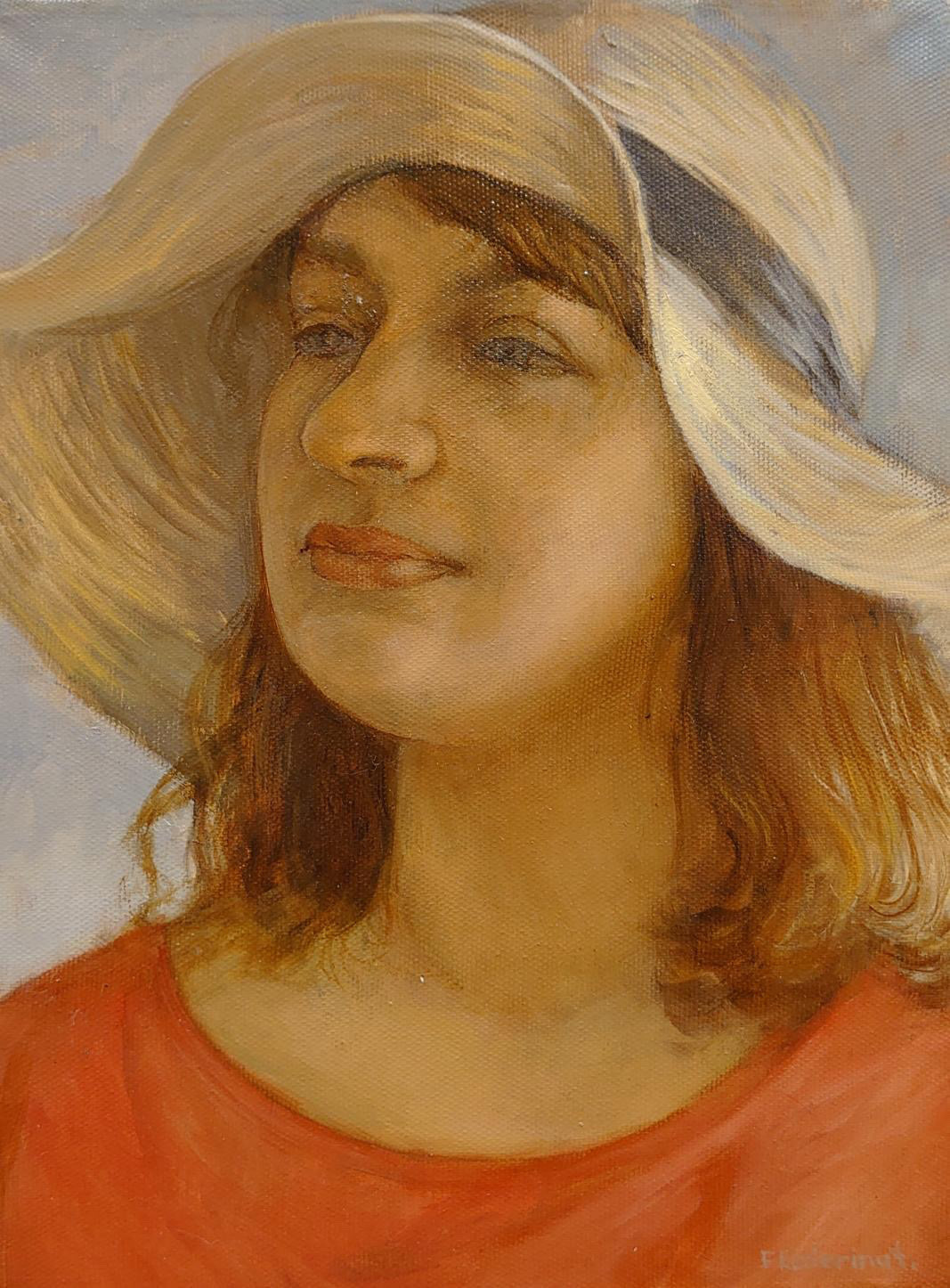 Natalie. Oil on canvas, 40x30 cm, 2017.