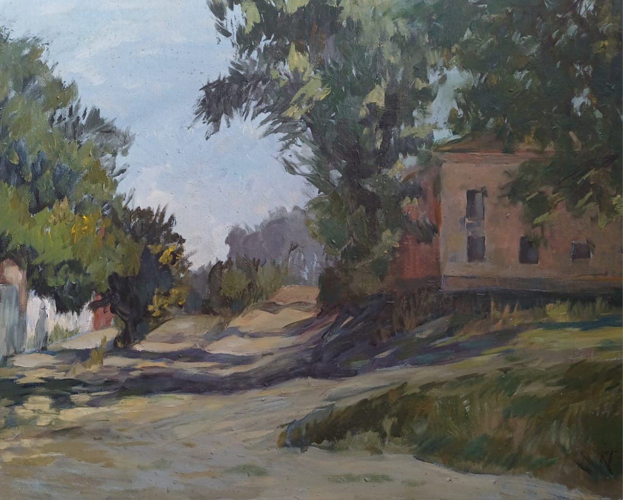 Yeysk. Oil on canvas, 2017.