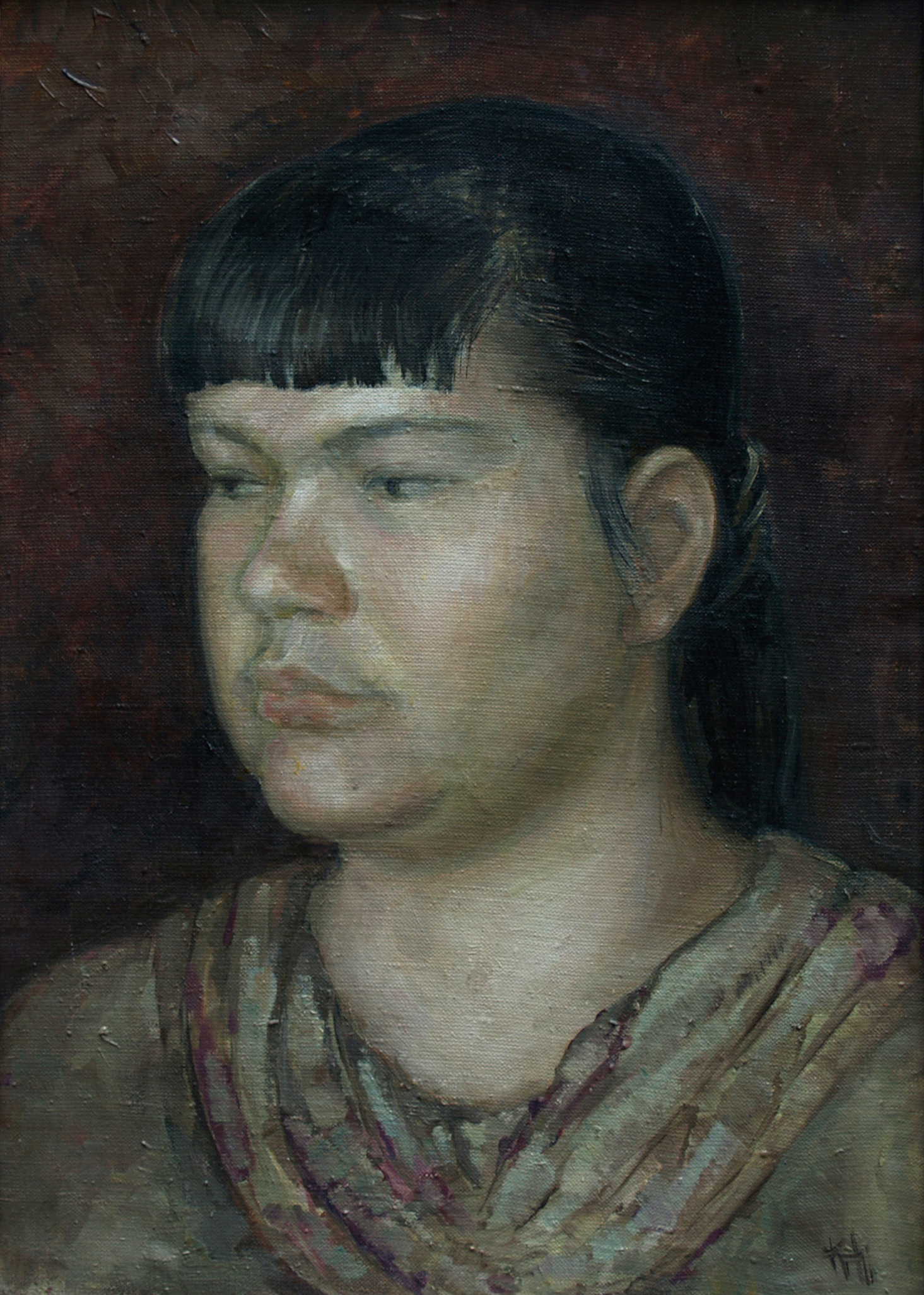 Vera. Oil on canvas, 40x30 cm, 2008.