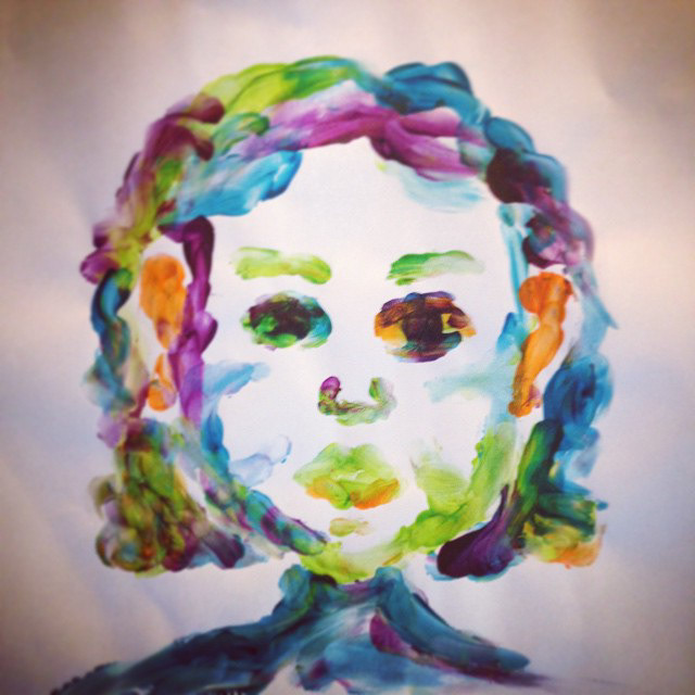 Fingerpainting Portraits! ;)