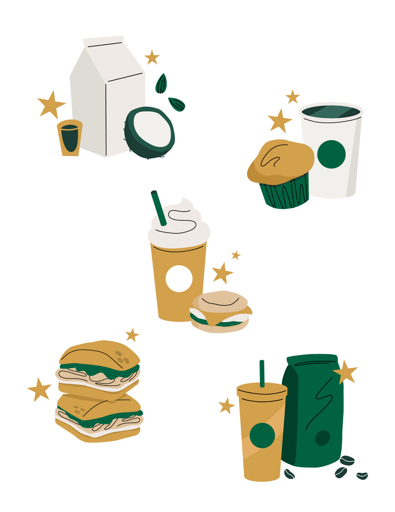art direction: app illustrations (Yvonne Chan)