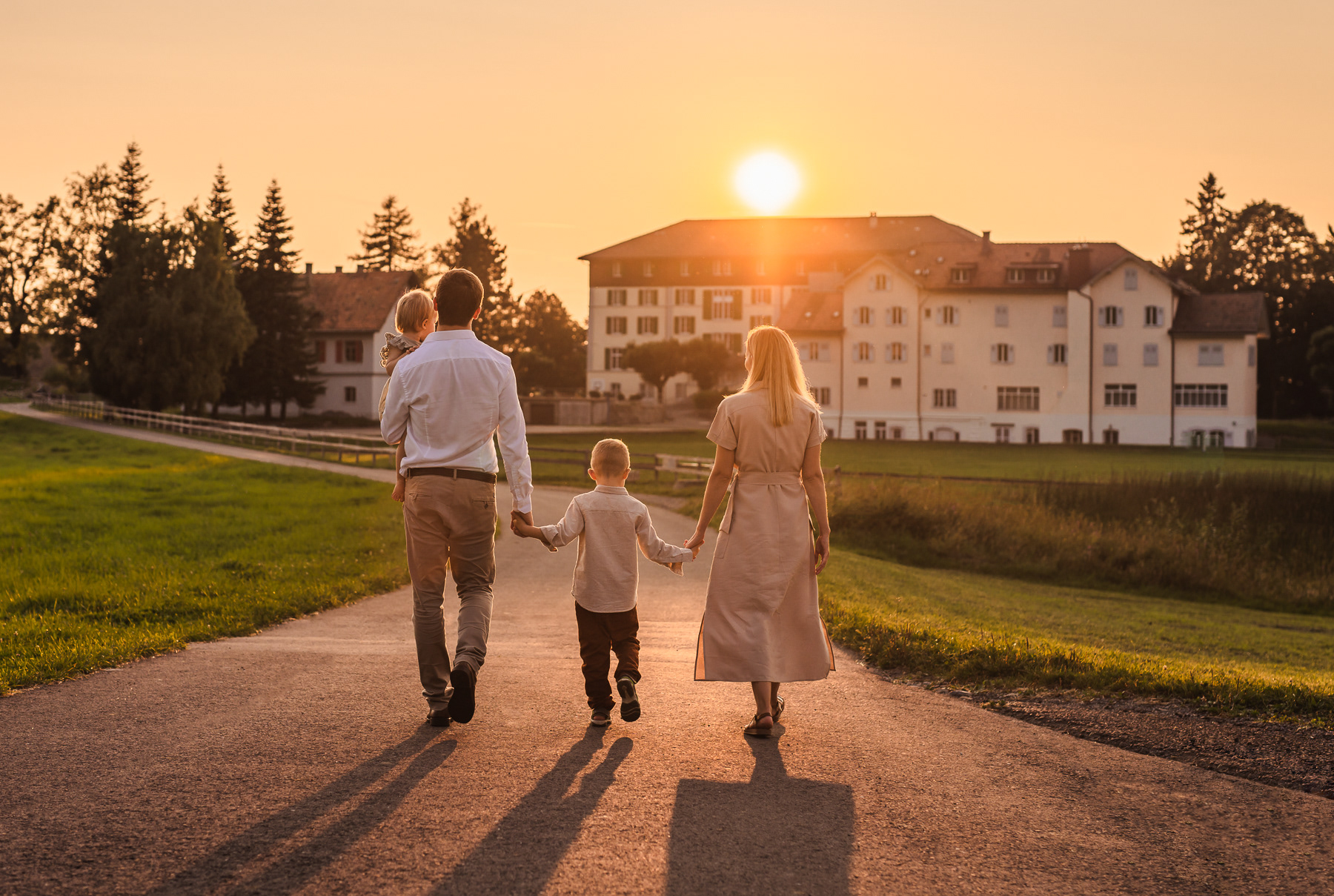 familienzeit in der schweiz im sommer 