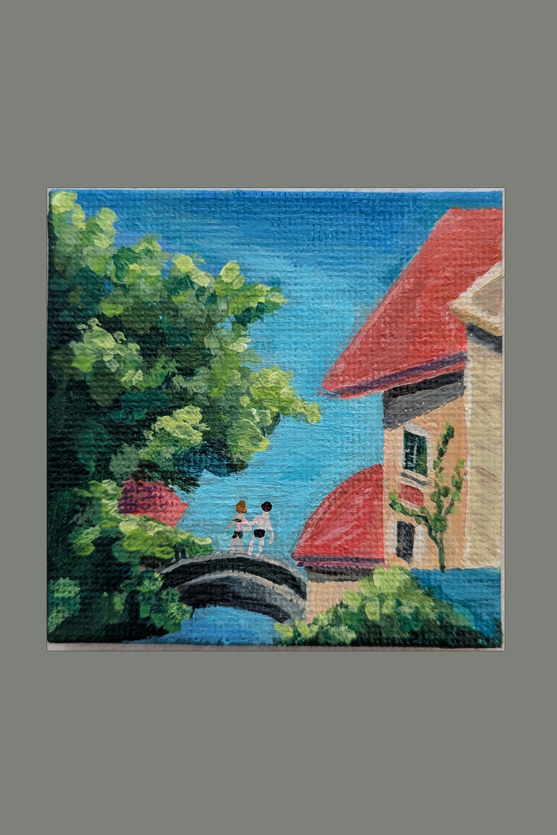 2"x2" Acrylic on canvas
