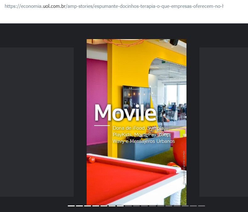 Escritórios da Movile (iFood e outros) - fotos dos ambientes - vide seção "Interiores"