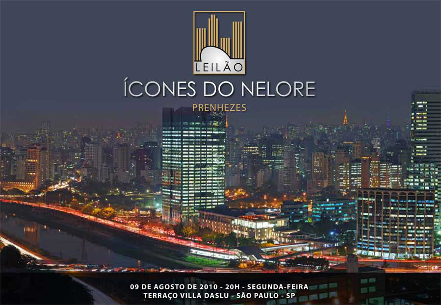 Capa do catálogo do leilão "Ícones do Nelore"