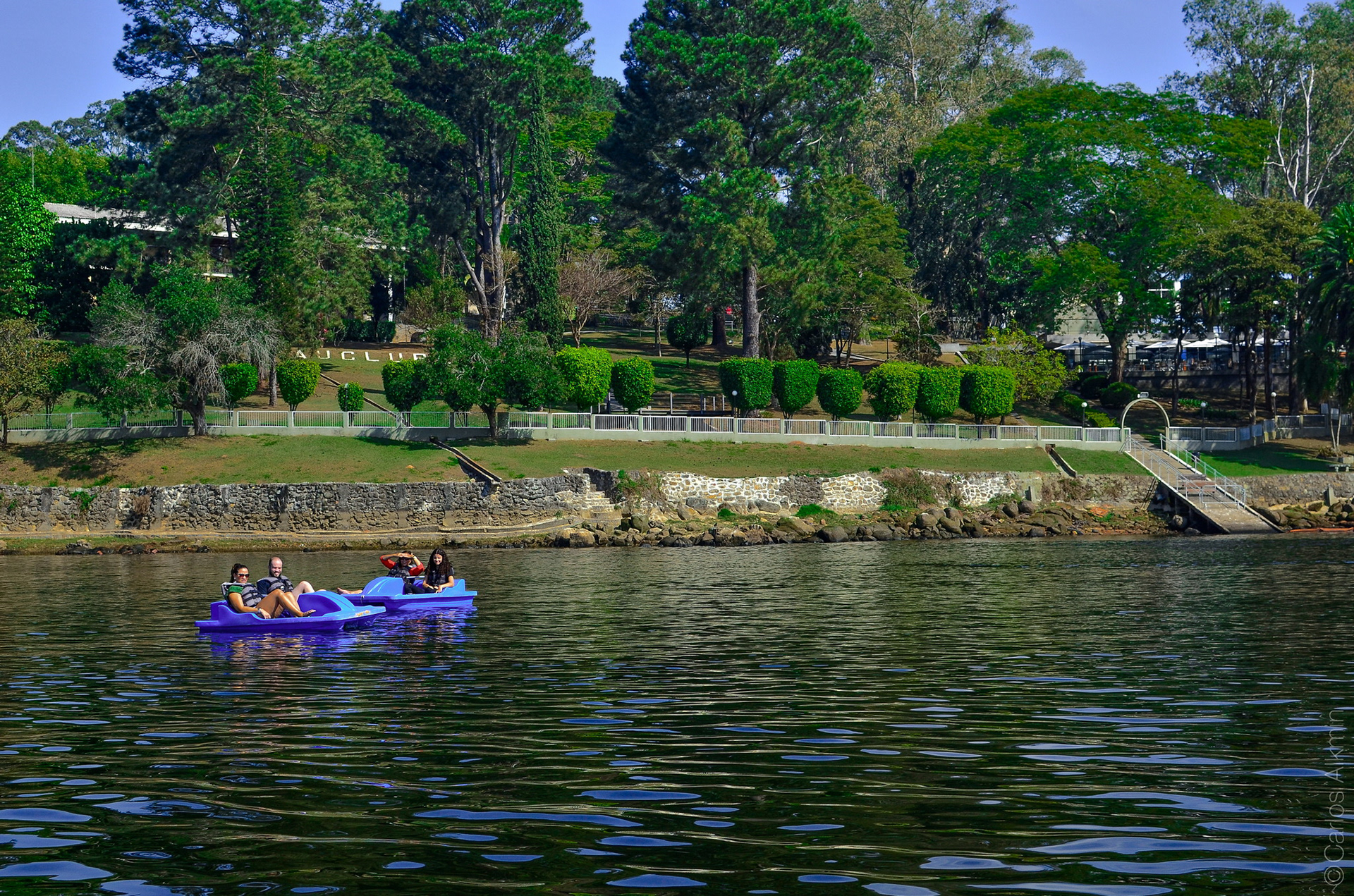 Represa de Guarapiranga - colônia de Férias Itaú
