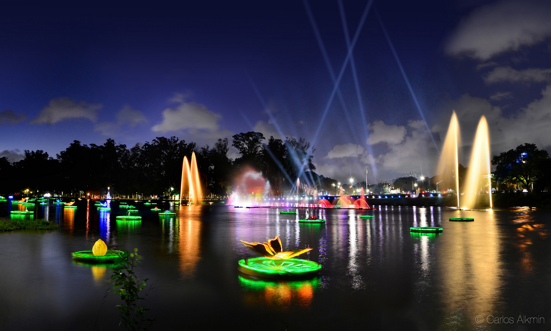 Show de luzes de Natal - Parque Ibirapuera - São Paulo - 2021